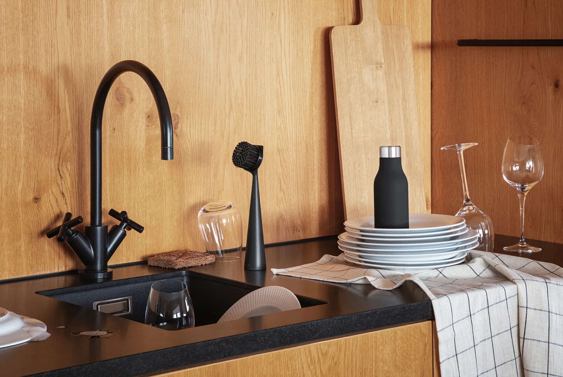 Brosse à vaisselle Eva Solo nylon, Noir Eva Solo