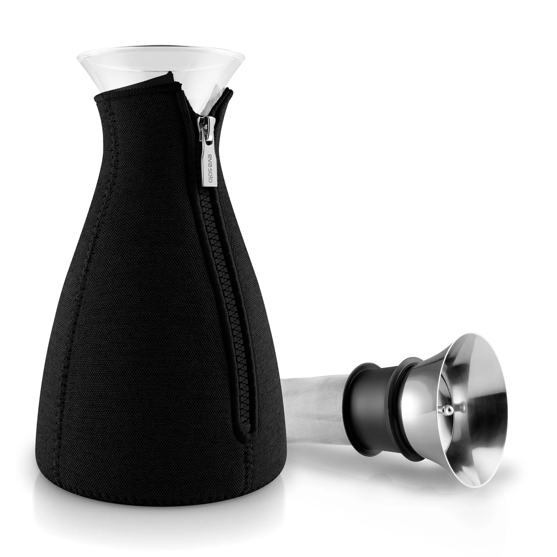 Cafetière CafeSolo housse tissée, noir Eva Solo