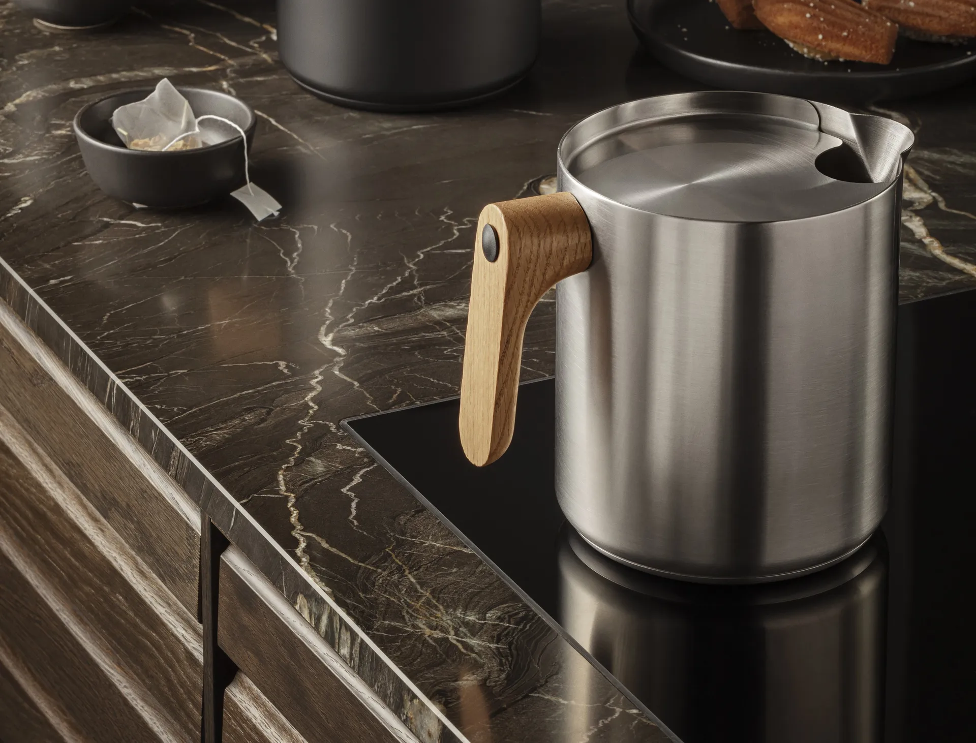 Carafe à induction Nordic kitchen 1 L, Acier brossé Eva Solo