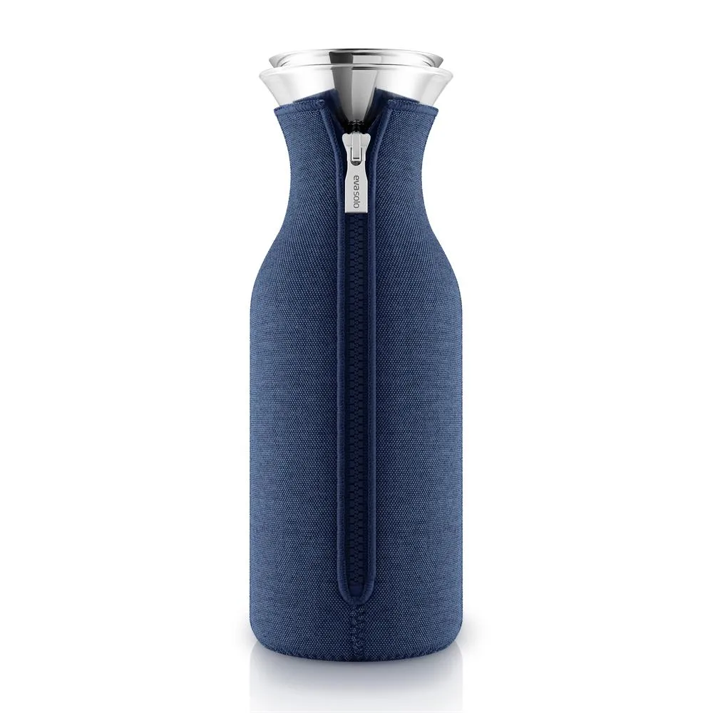 Carafe rafraîchissante Eva Solo à housse tissée, navy blue (bleu) Eva Solo