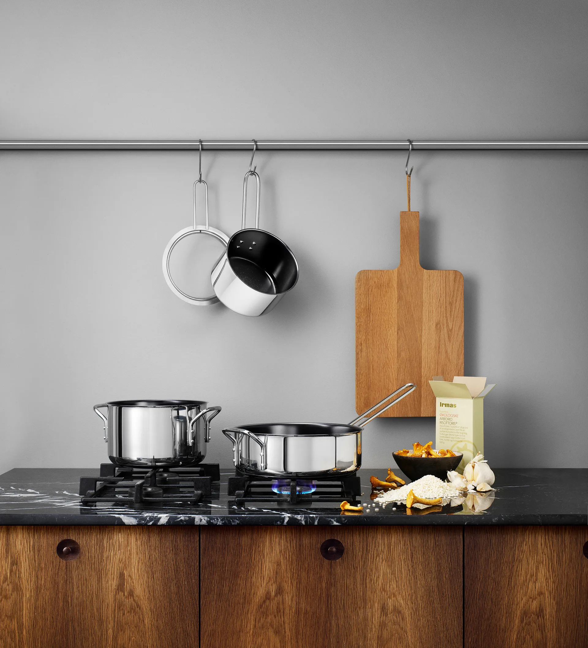 Casserole sauteuse en céramique Eva Trio Stainless Steel Slip-Let, 24 cm Eva Solo