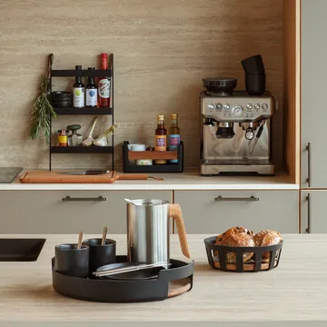 Corbeille à pain Nordic kitchen - Black, large, Ø24,5 cm - Eva Solo