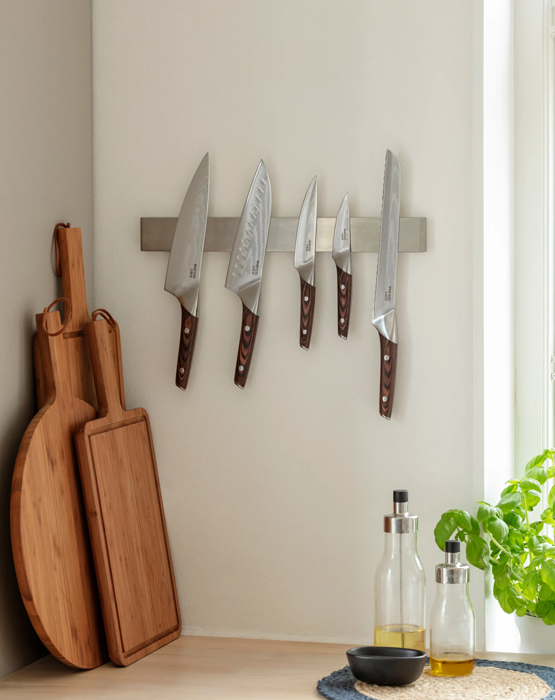 Couteau de chef Nordic Kitchen 20 cm  , Damascus acier Eva Solo