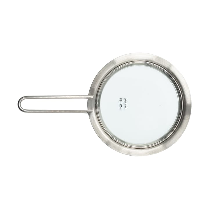 Couvercle en verre Eva Trio en acier inoxydable recyclé, Ø13 cm Eva Solo