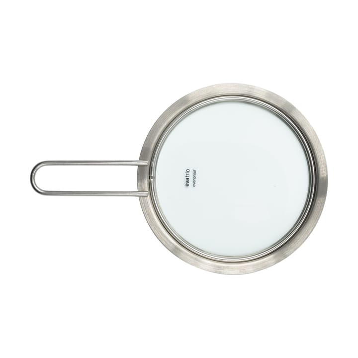 Couvercle en verre Eva Trio en acier inoxydable recyclé, Ø16 cm Eva Solo