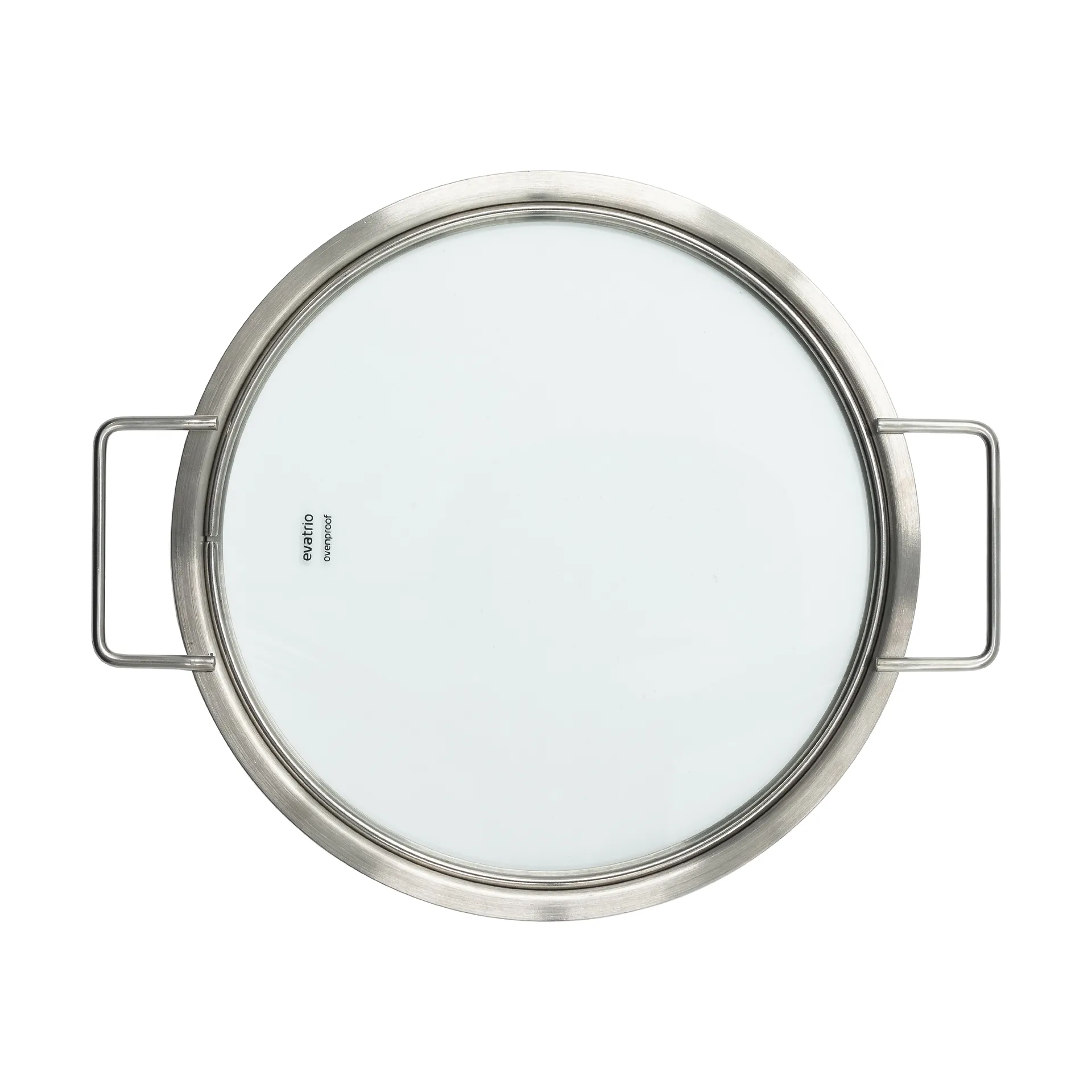 Couvercle en verre Eva Trio en acier inoxydable recyclé, Ø24 cm Eva Solo
