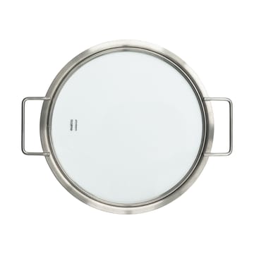 Couvercle en verre Eva Trio en acier inoxydable recyclé - Ø24 cm - Eva Solo