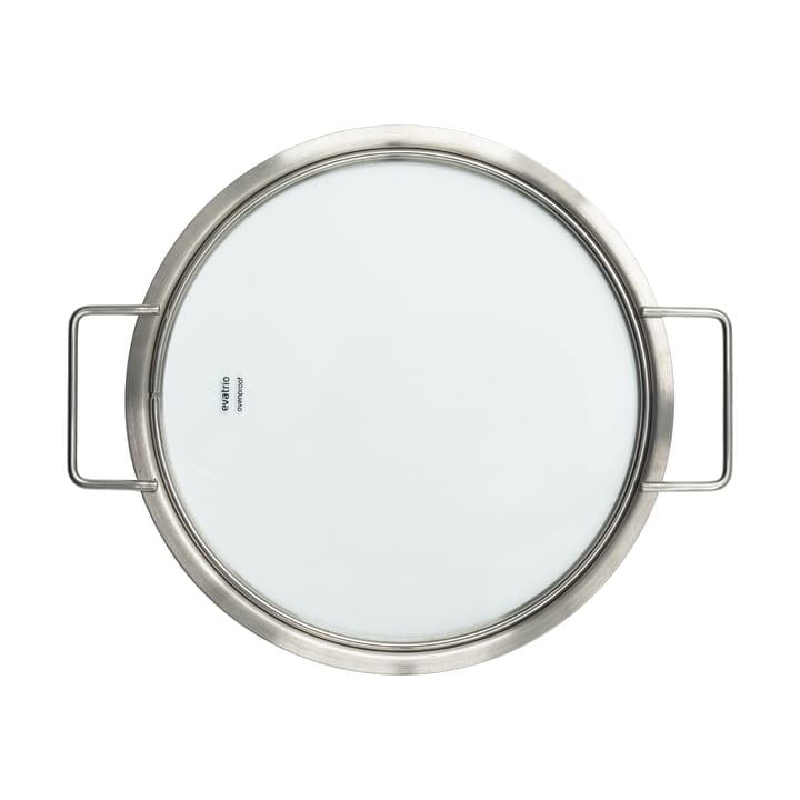 Couvercle en verre Eva Trio en acier inoxydable recyclé, Ø24 cm Eva Solo