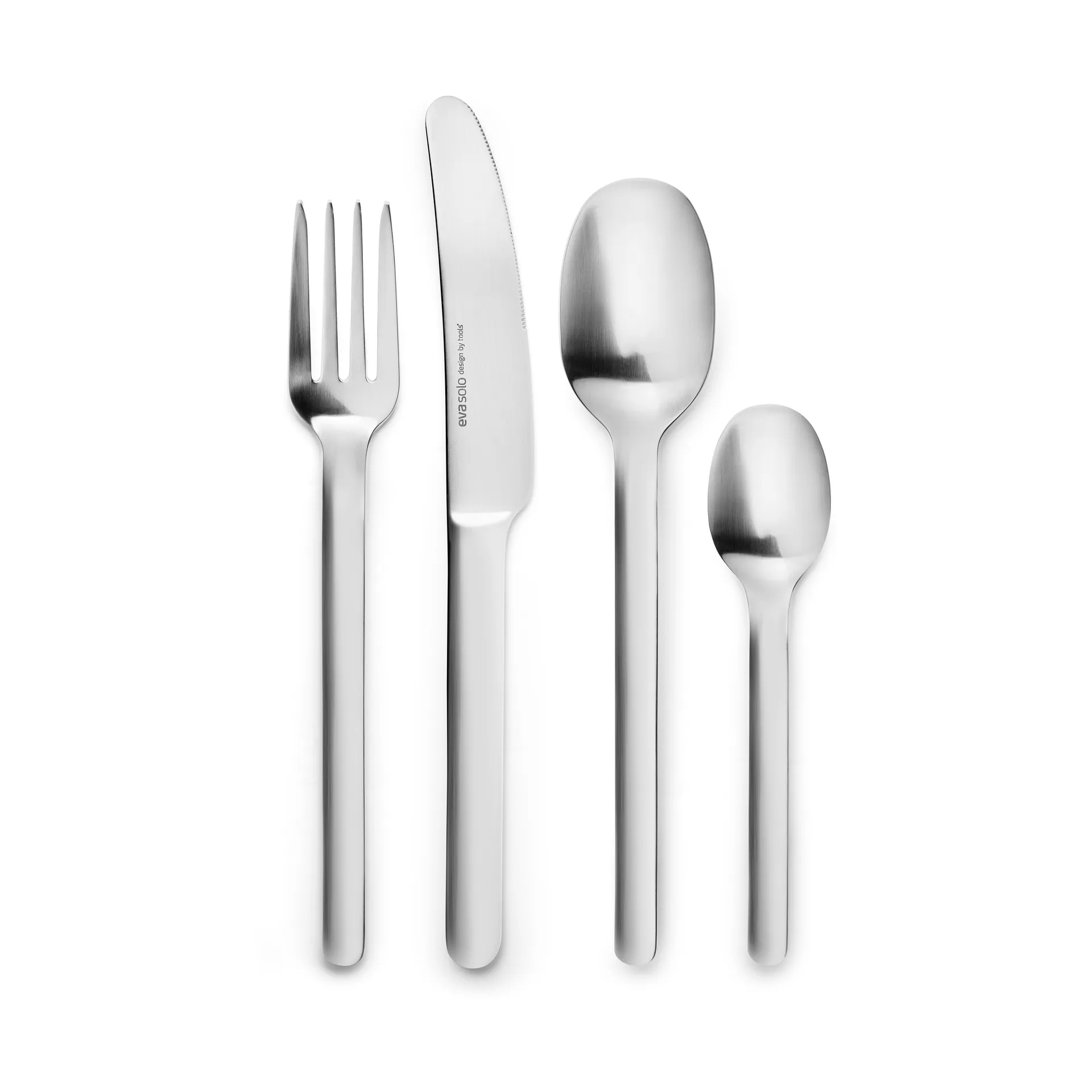 Couverts Nordic Kitchen 16 pièces, Acier inoxydable Eva Solo