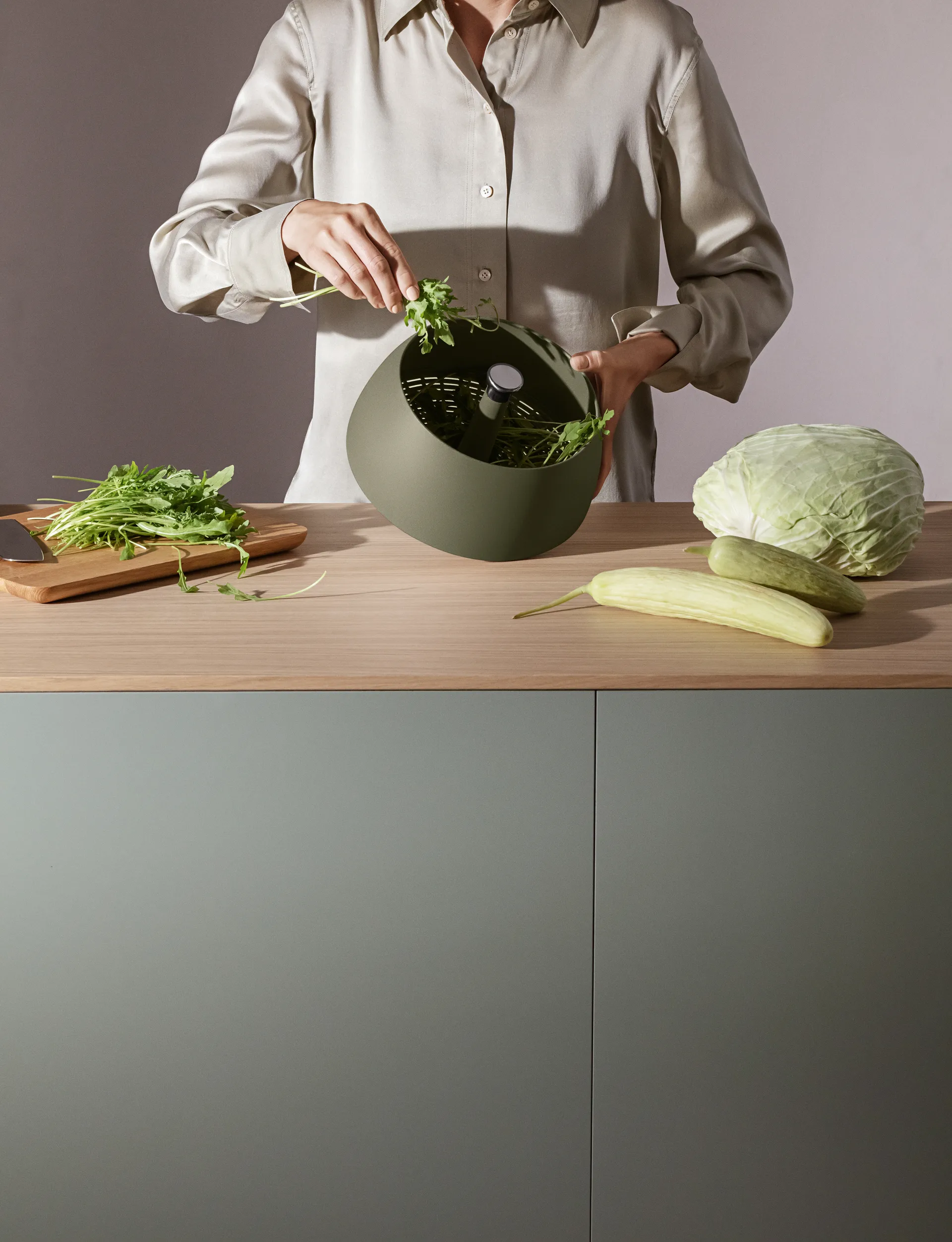Essoreuse à salade/passoire Eva Solo Green Tool, Vert Eva Solo
