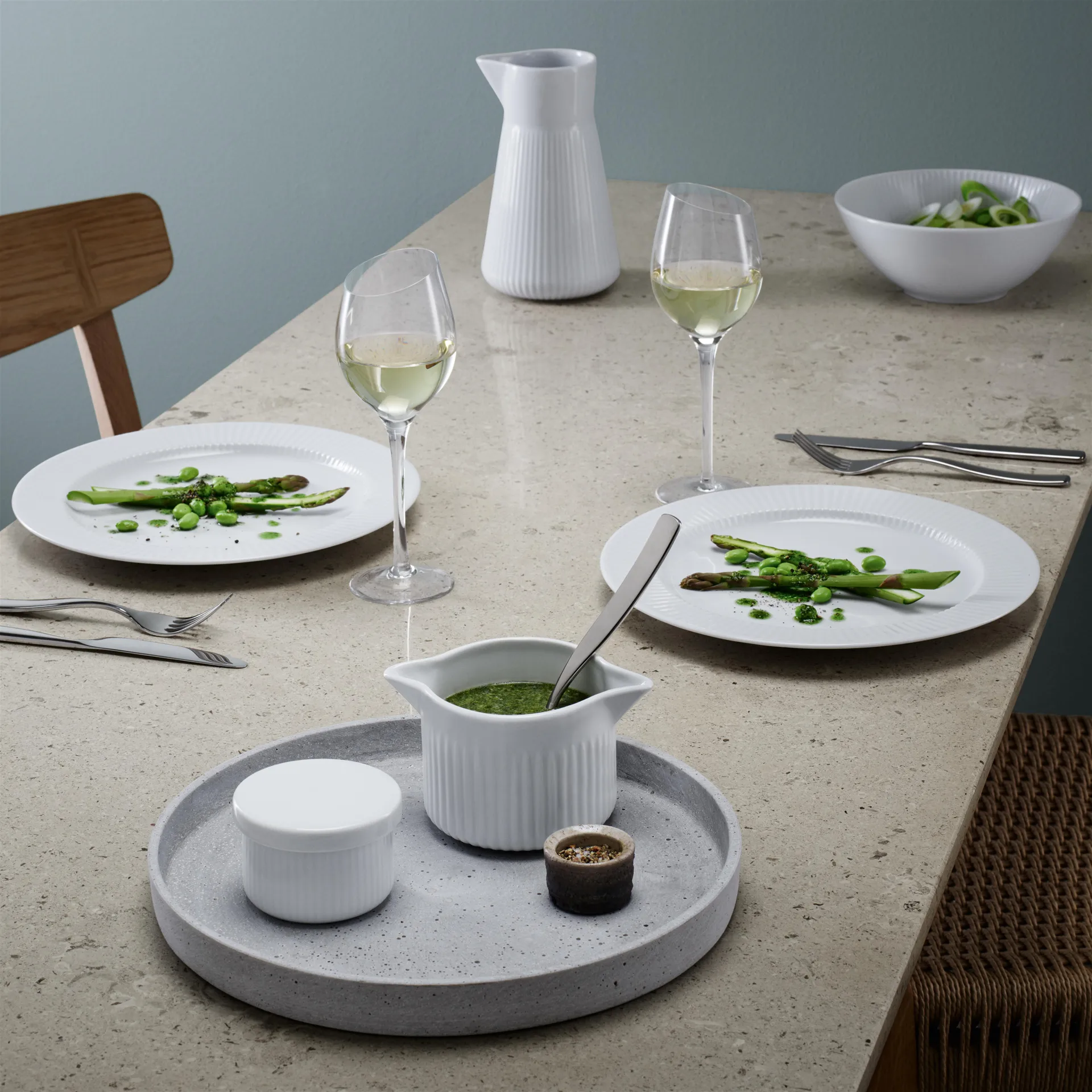 Eva Trio Legio Nova saucière, blanc Eva Solo