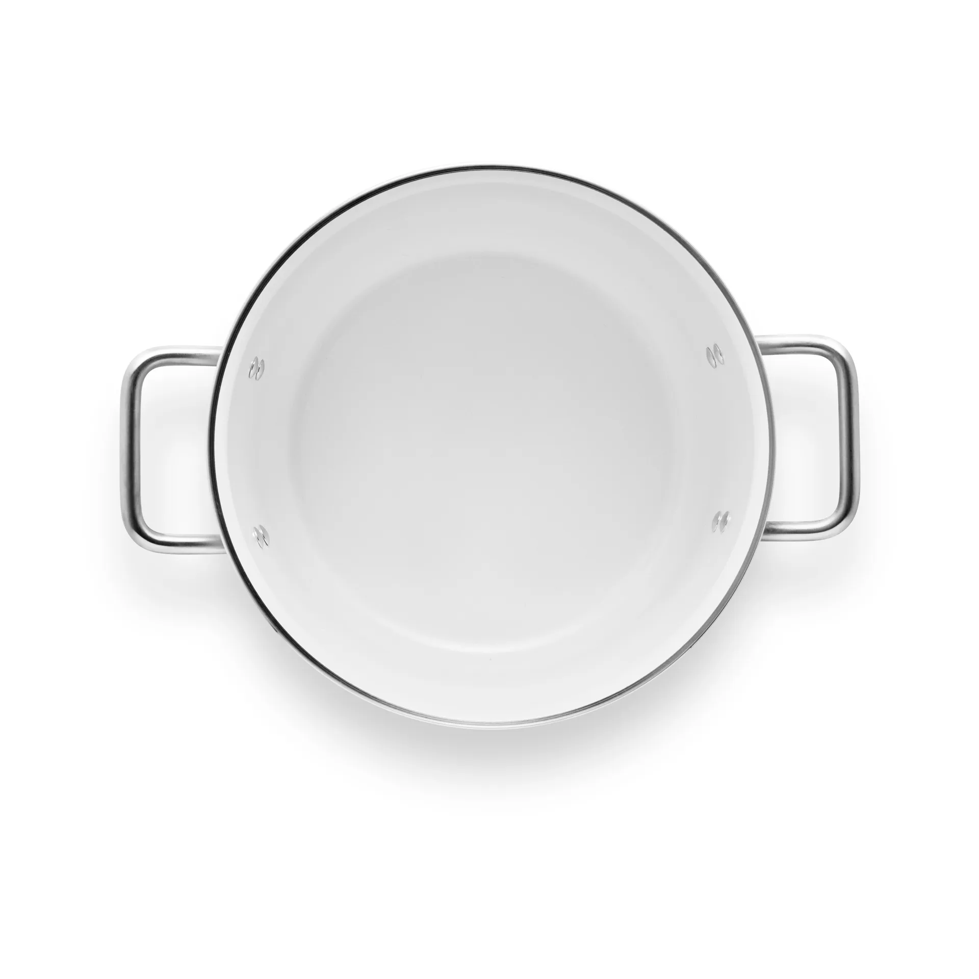 Eva Trio White Line marmite en céramique antiadhésive, 4,8 L Eva Solo