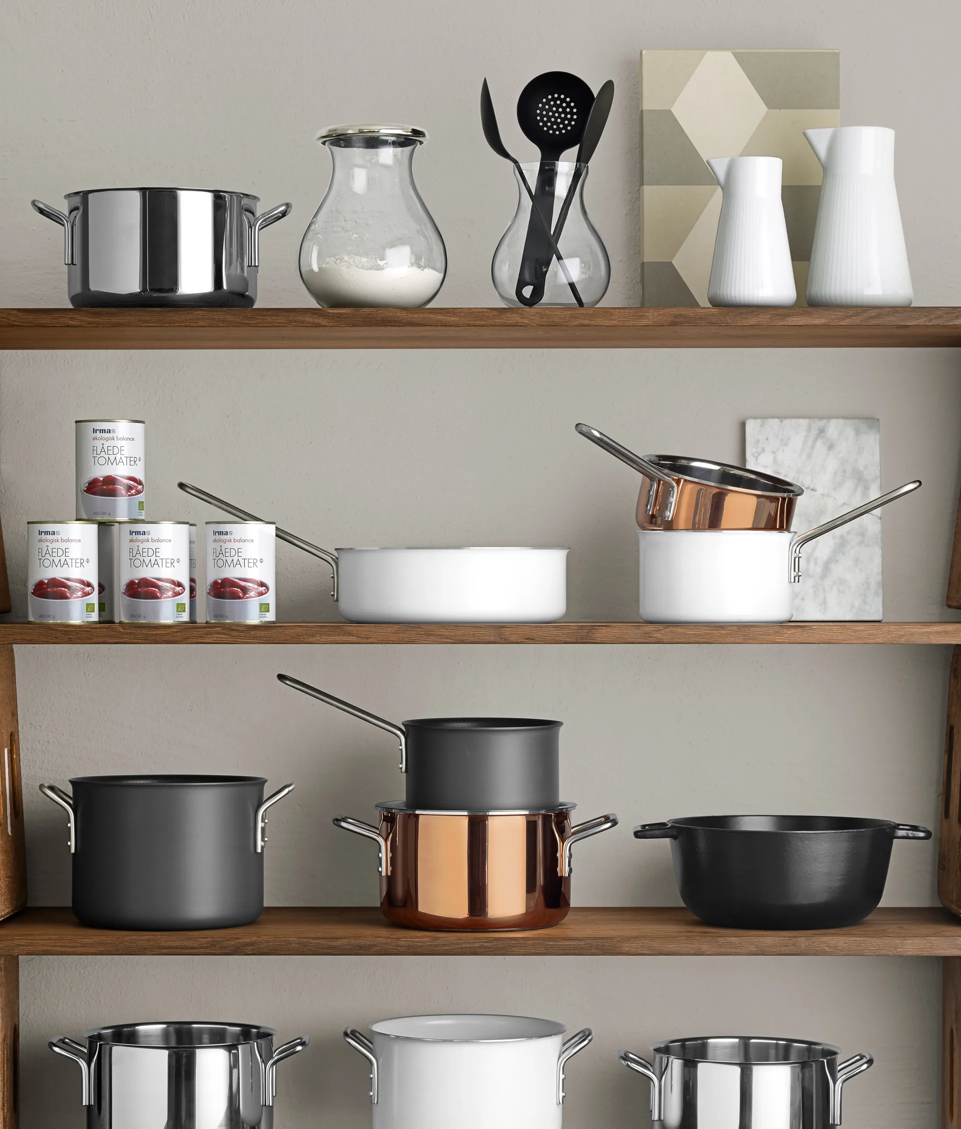 Eva Trio White Line marmite en céramique antiadhésive, 7 L Eva Solo