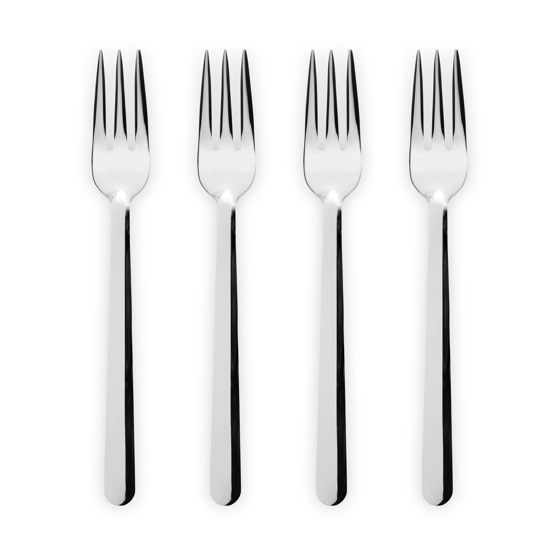 Fourchette à gâteau Legio Nova Lot de 4, Acier inoxydable Eva Solo