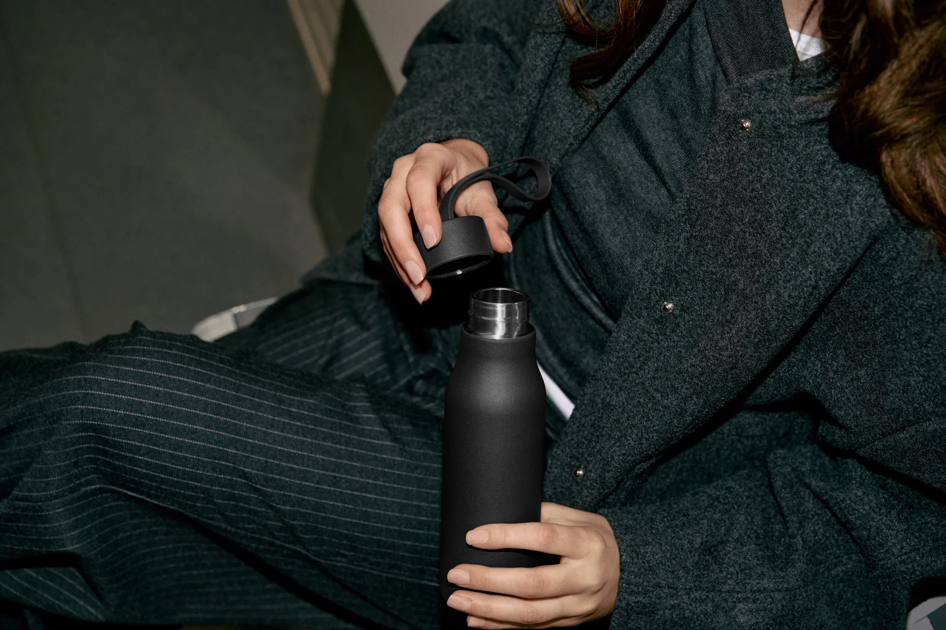 Gourde RE-Hydrate, Black, 0,5 L Eva Solo