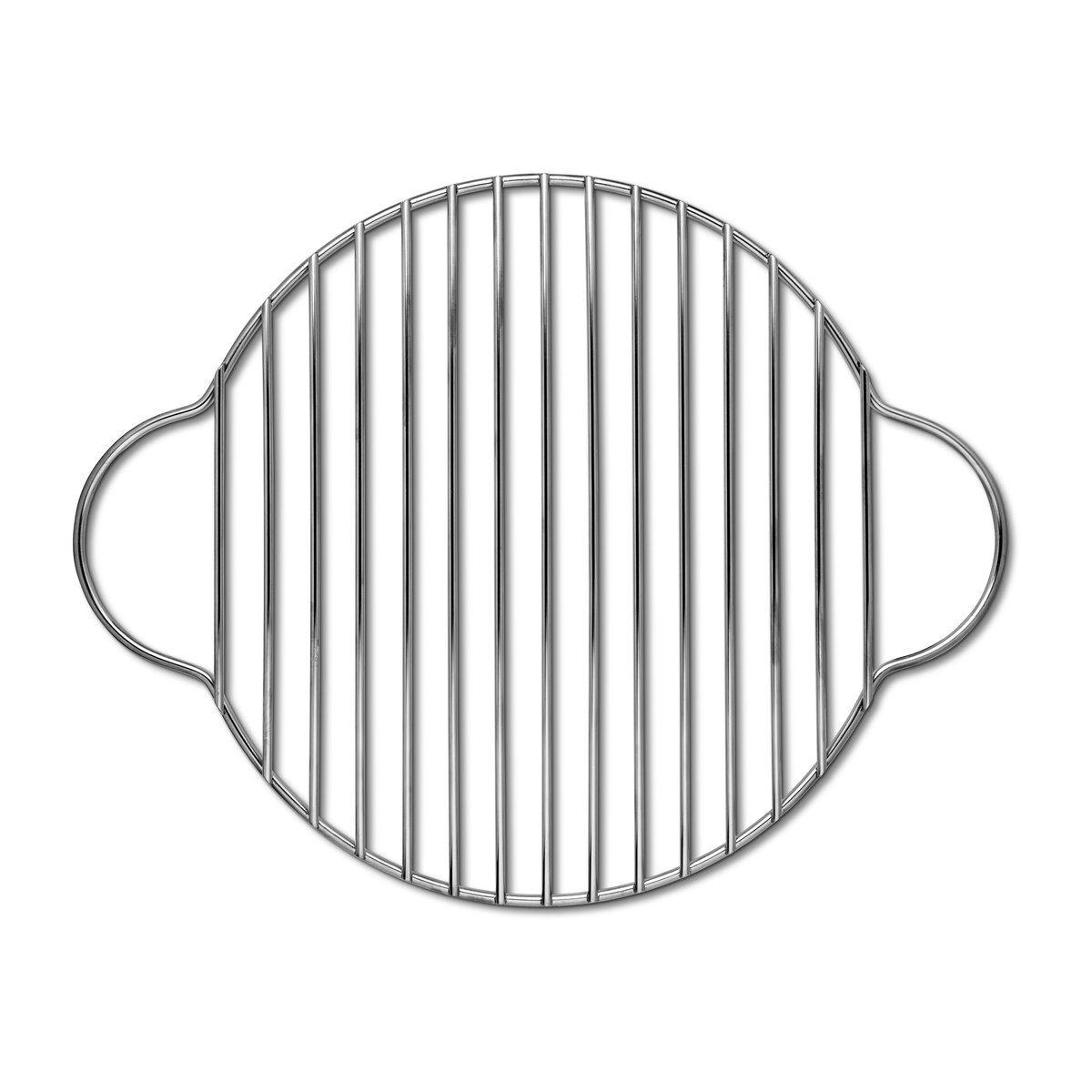 Eva Solo Grilles à barbecue FireCylinder 29,5 cm | Design Scandinave | Argenté