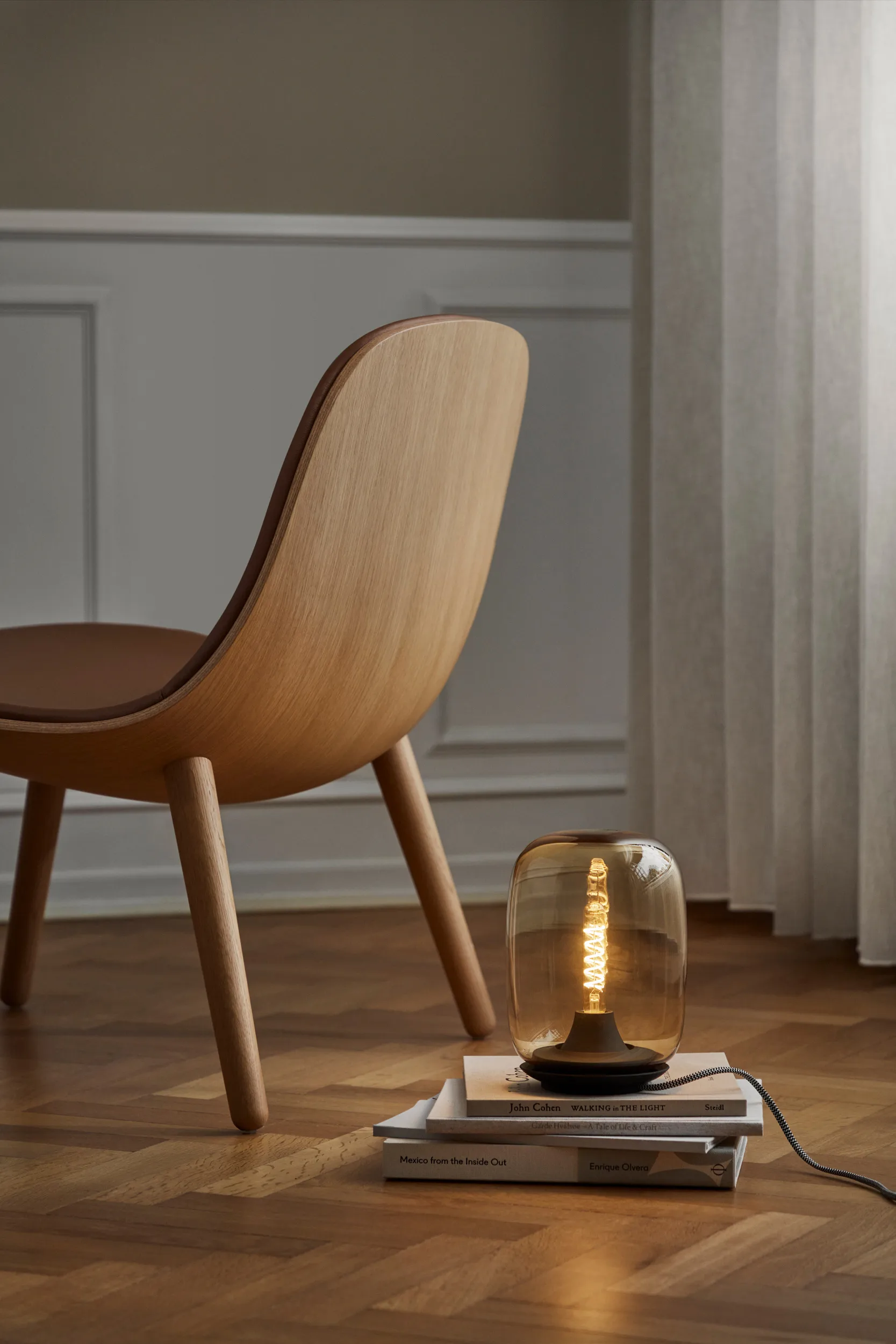 Lampe Acorn 21,5 cm, Amber Eva Solo