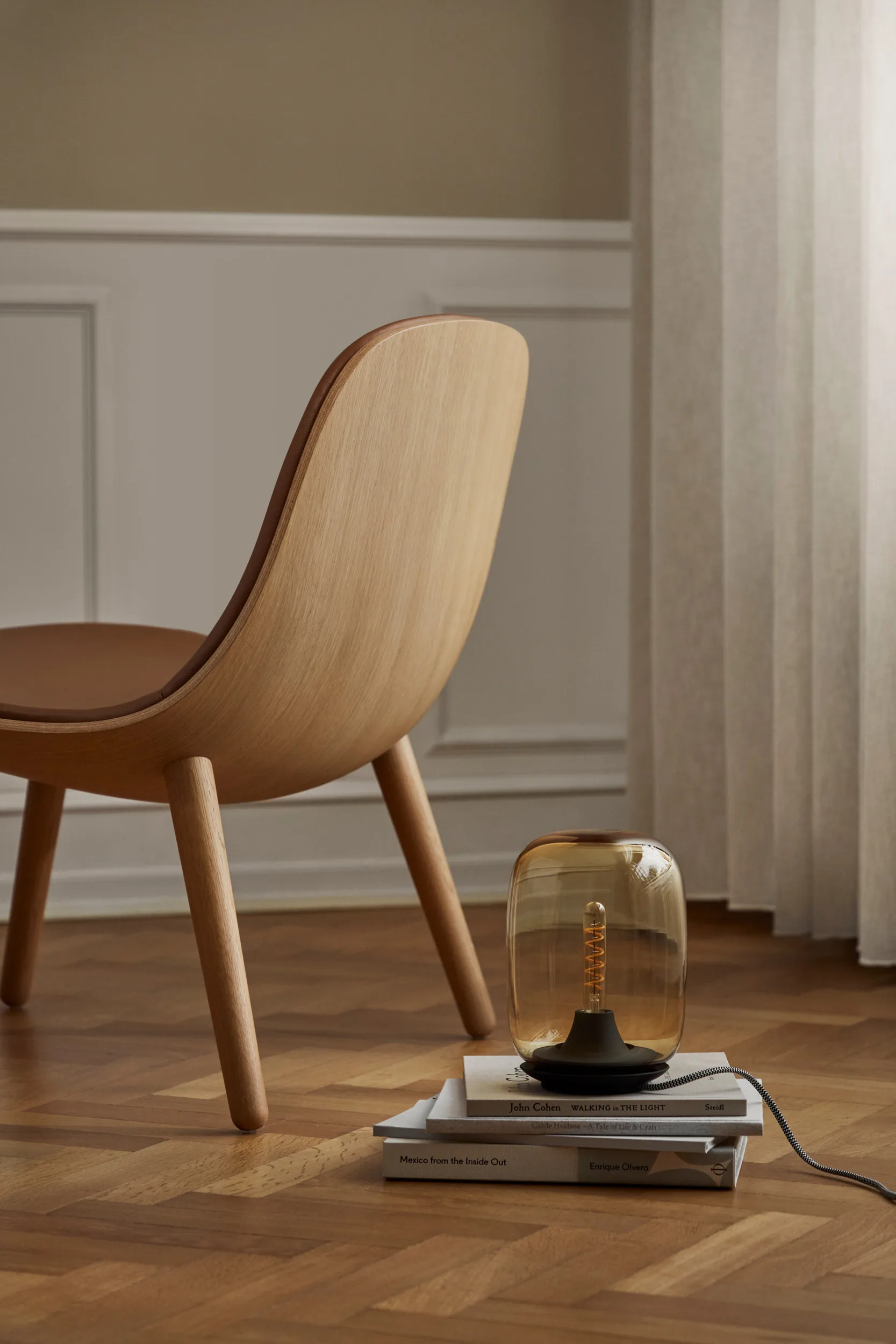 Lampe Acorn 21,5 cm, Amber Eva Solo