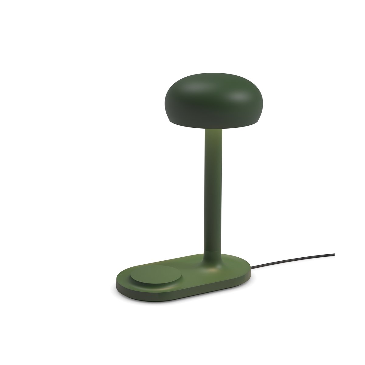 Eva Solo Lampe de table Emendo avec chargeur Qi Emerald green