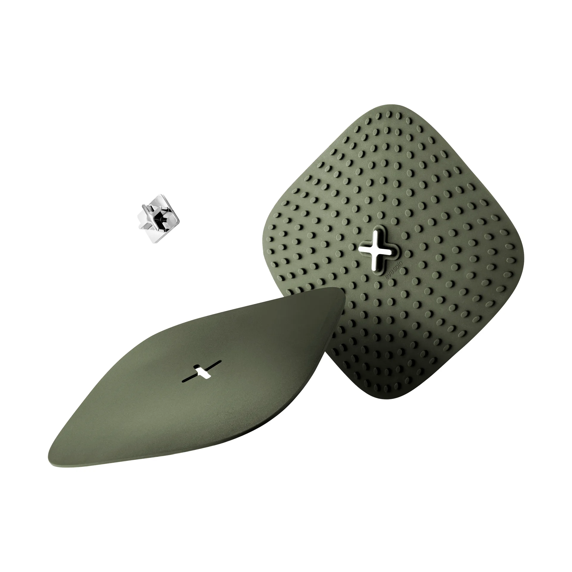 Maniques Green Tool avec crochet 18 x 18 cm, lot de 2, Vert Eva Solo