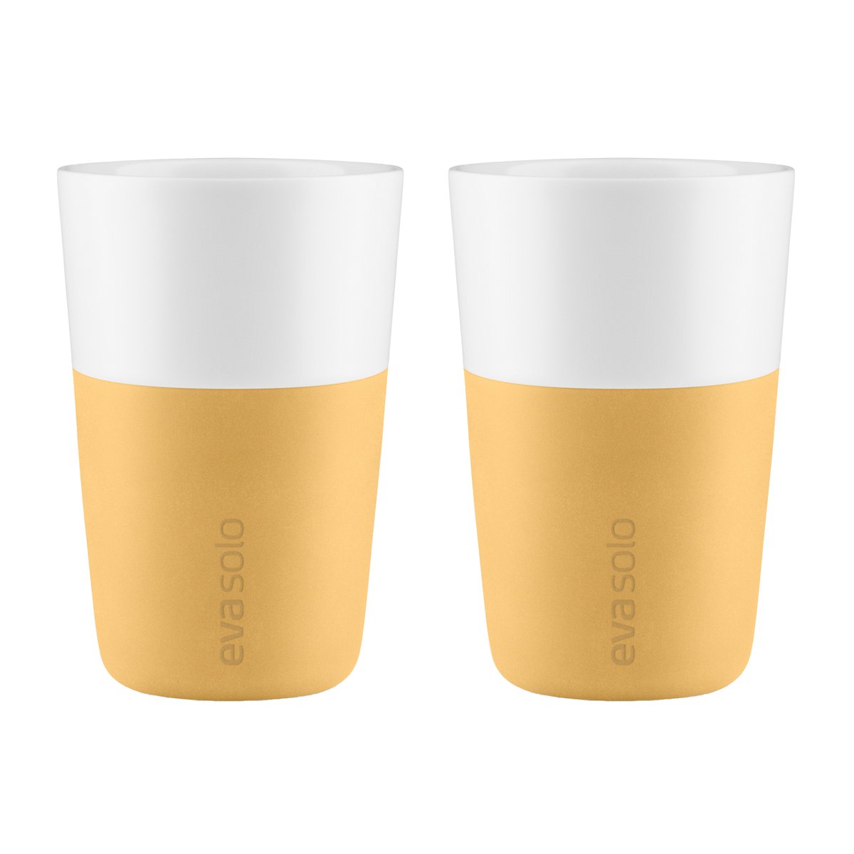 eva solo mug à café latte eva solo, lot de 2 golden sand