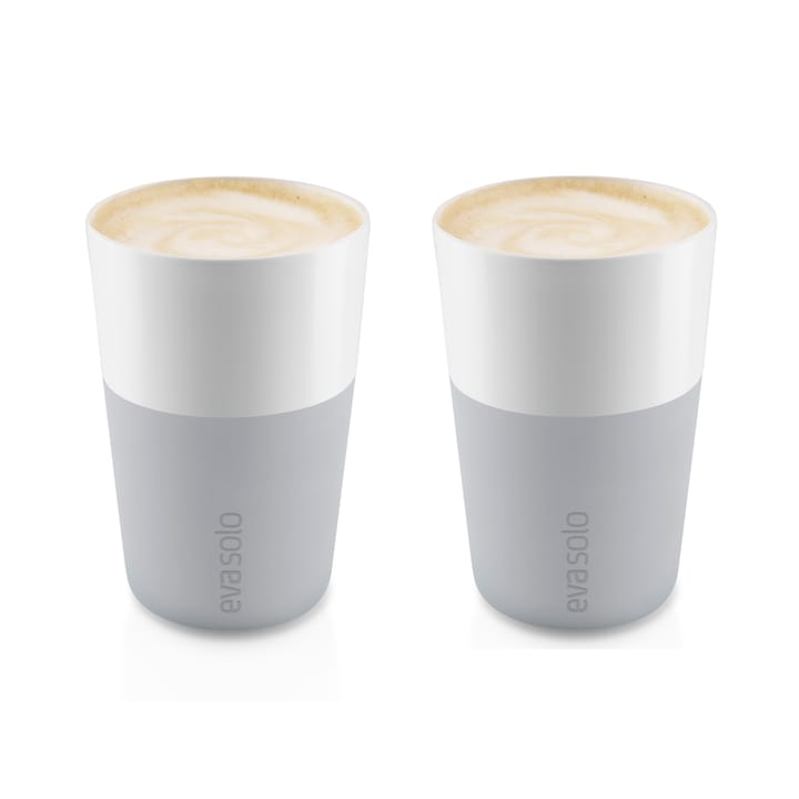 Mug à café latte Eva Solo, lot de 2 - marble grey (gris) lot de 2 - Eva Solo