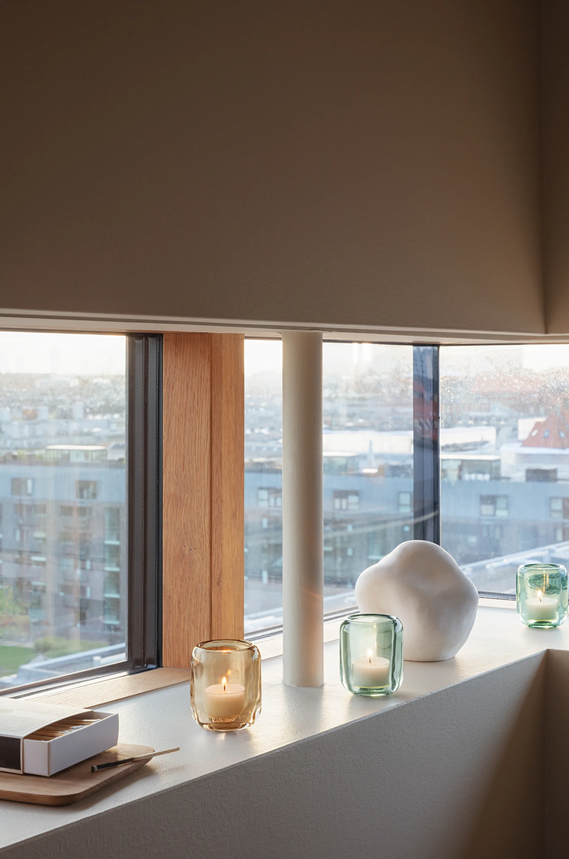 Photophore Acorn, lot de 2, Leaf green Eva Solo