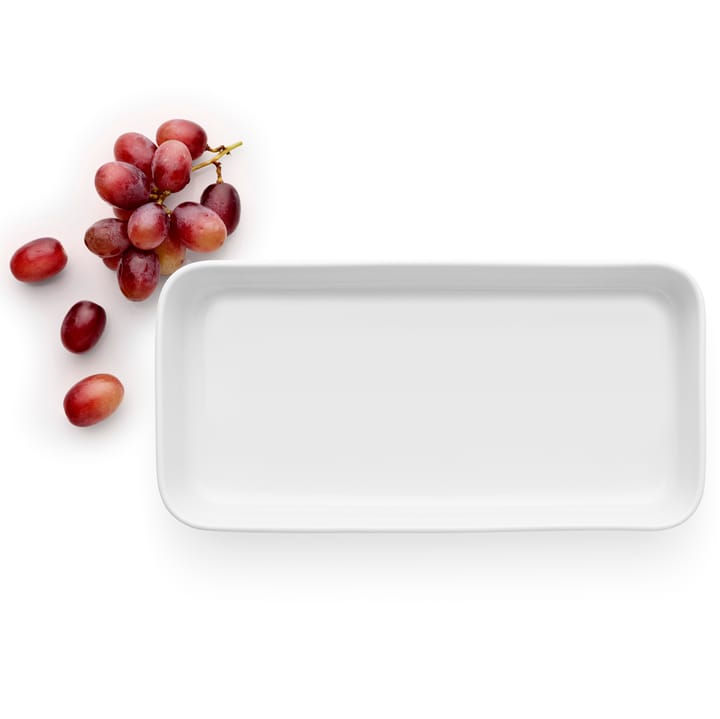 Plat de service avec bord Eva Trio Legio Nova, Blanc Eva Solo