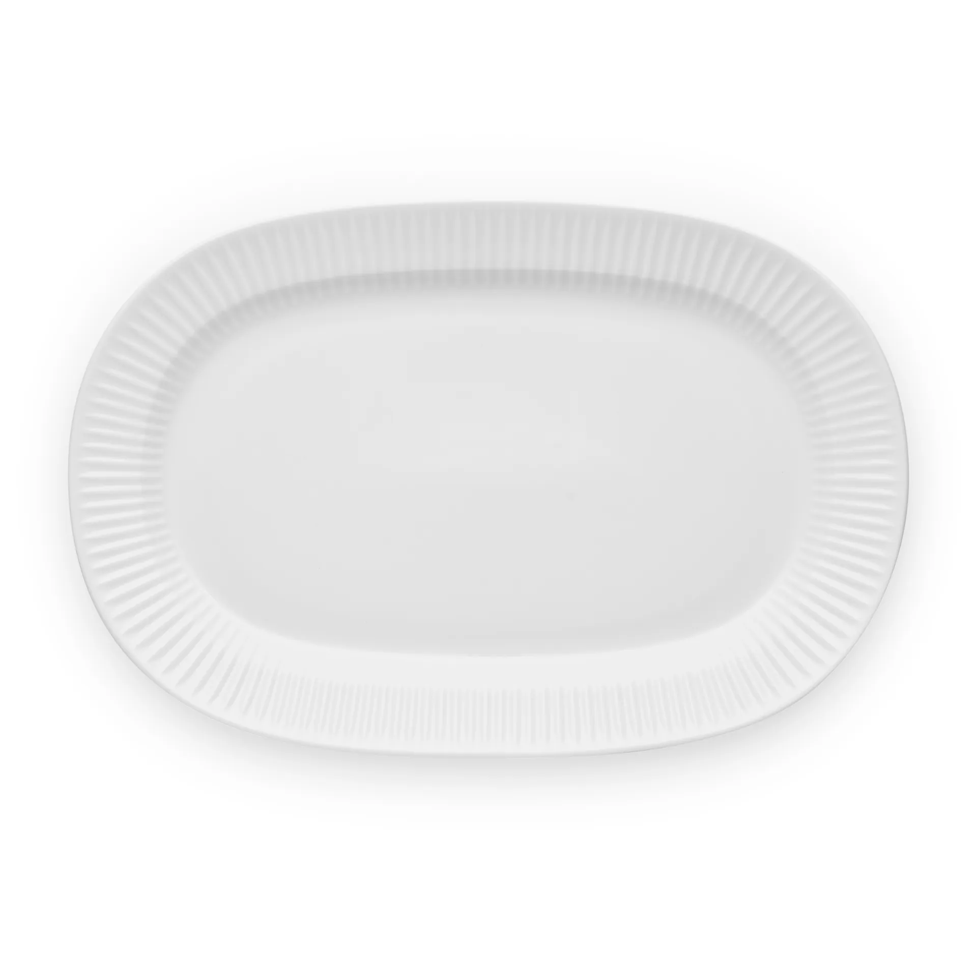 Plat de service Eva Trio Legio Nova ovale, blanc Eva Solo