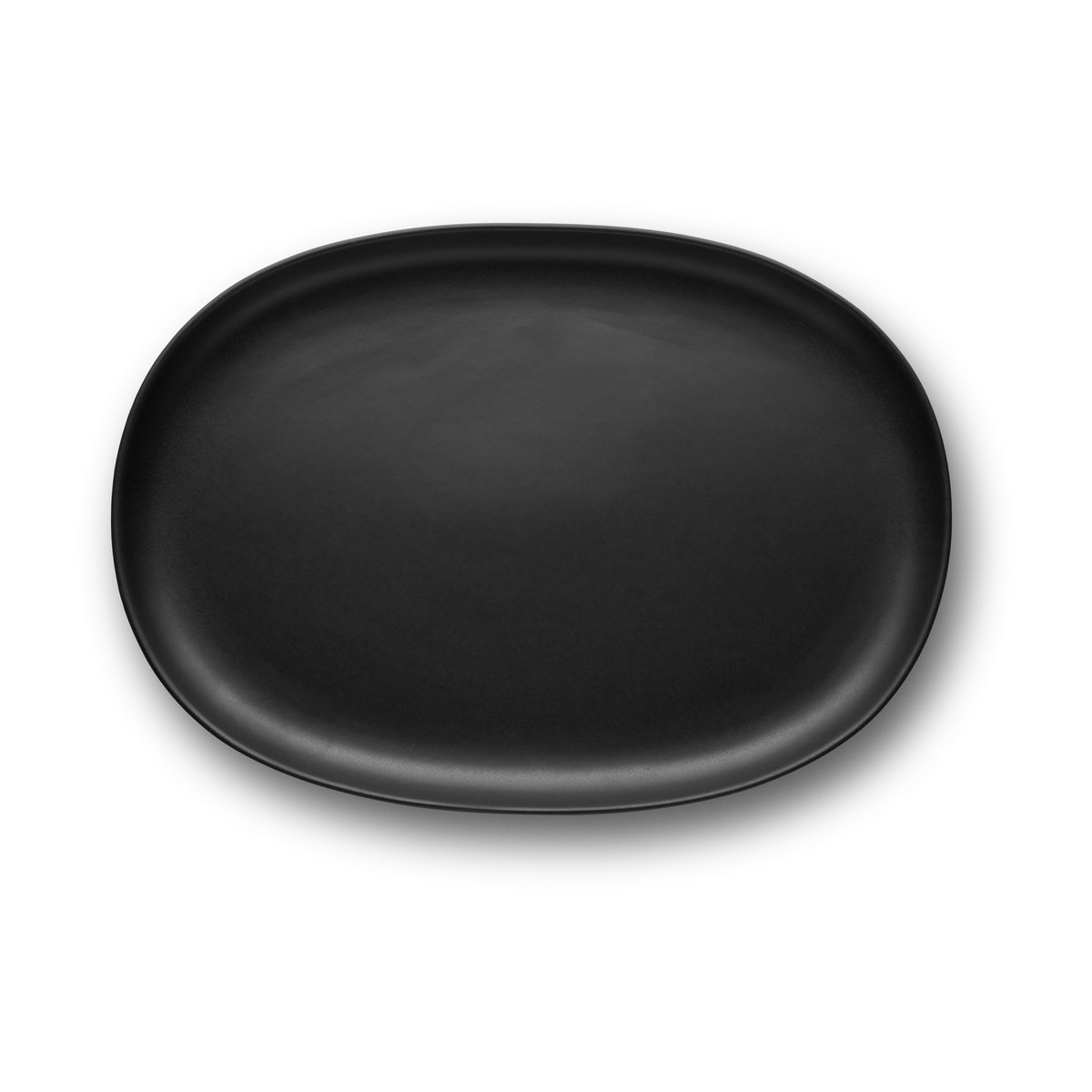 eva solo plat de service ovale nordic kitchen 36 cm noir