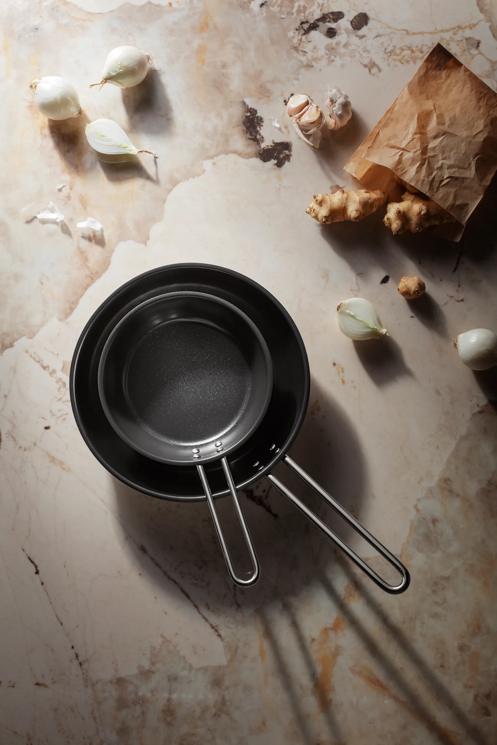 Poêle en céramique Eva Trio Stainless Steel Slip-Let, 24 cm Eva Solo