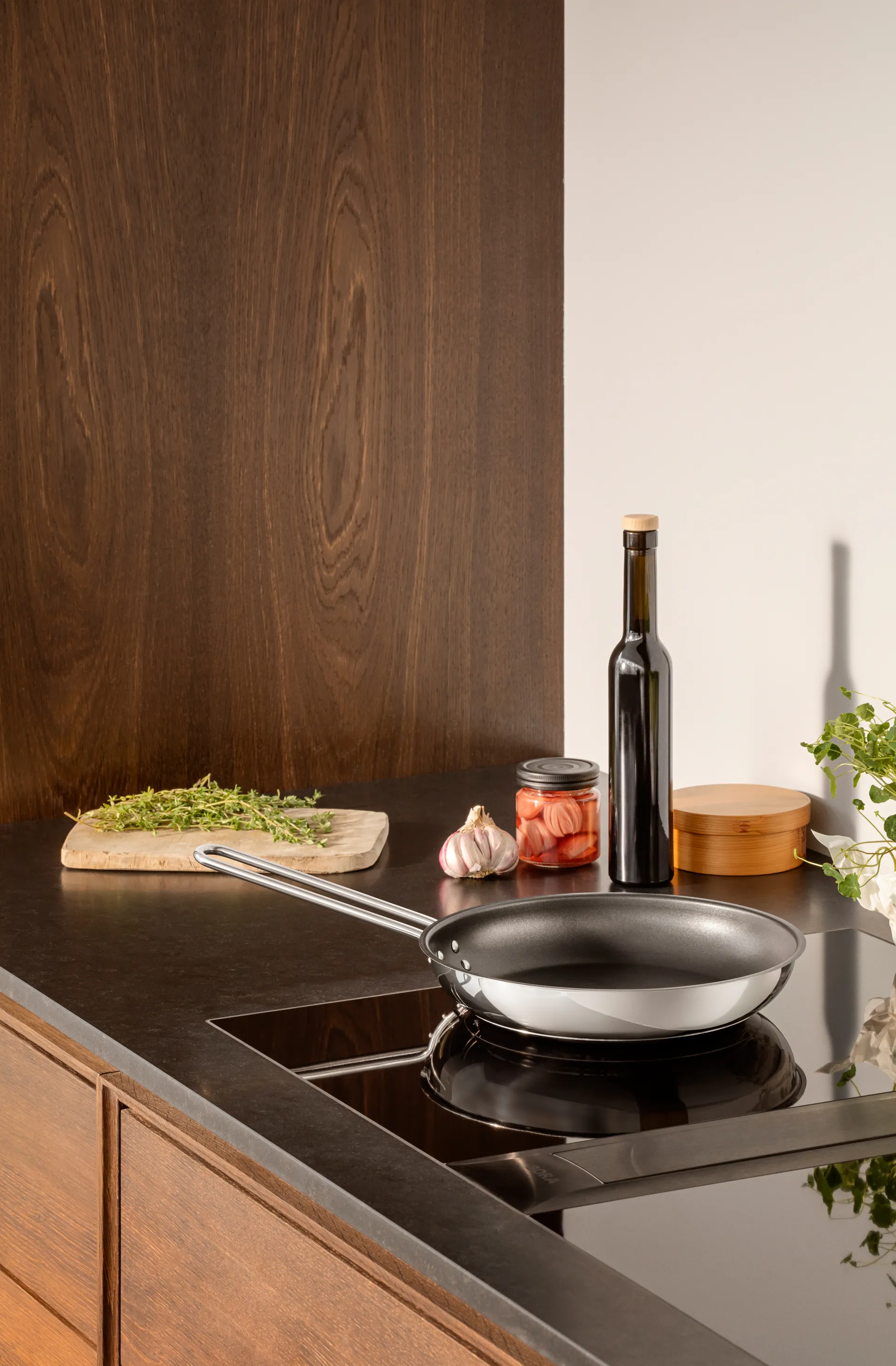 Poêle Eva Trio Stainless Steel Slip-Let, 24 cm Eva Solo