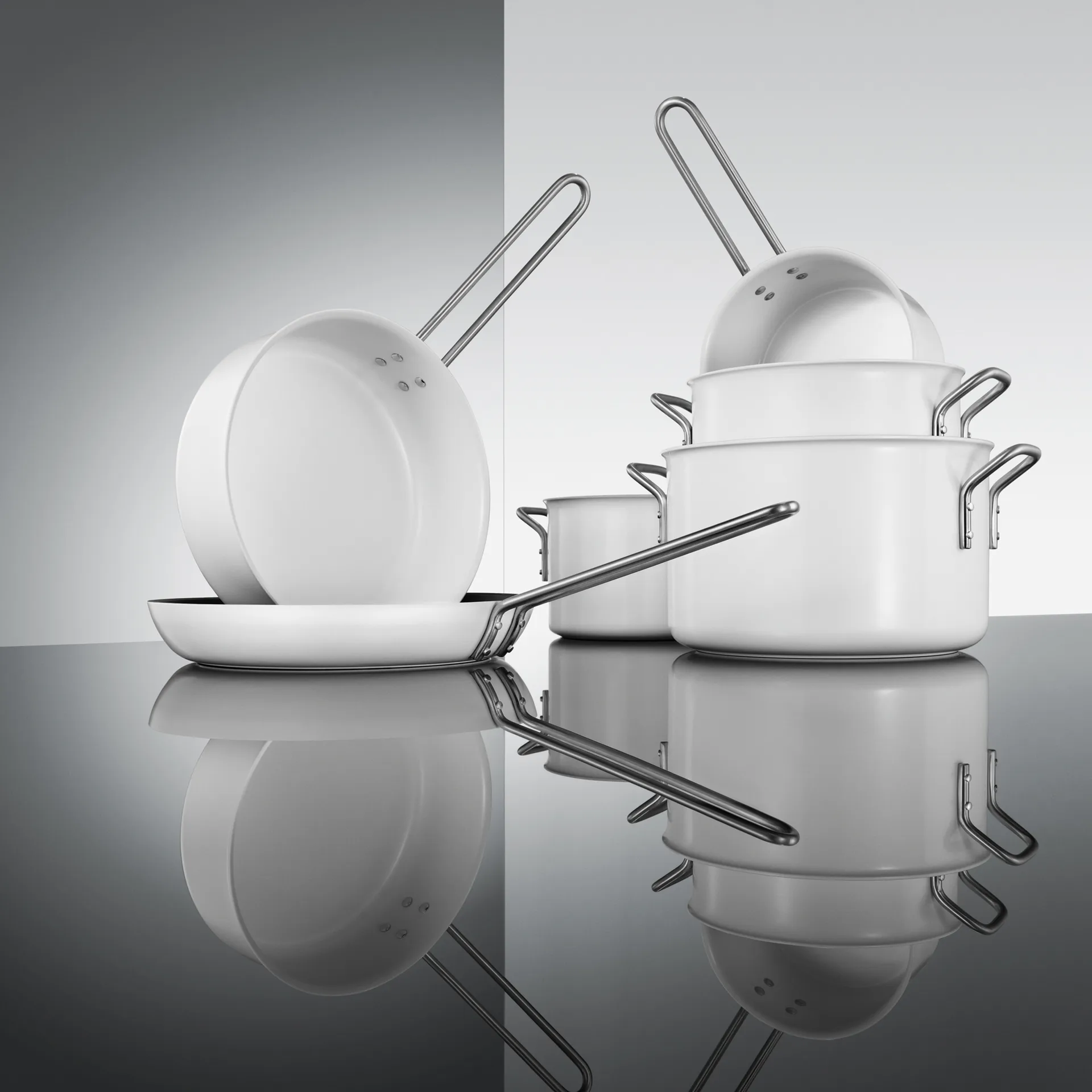Poêle Eva Trio White Line, 24 cm Eva Solo