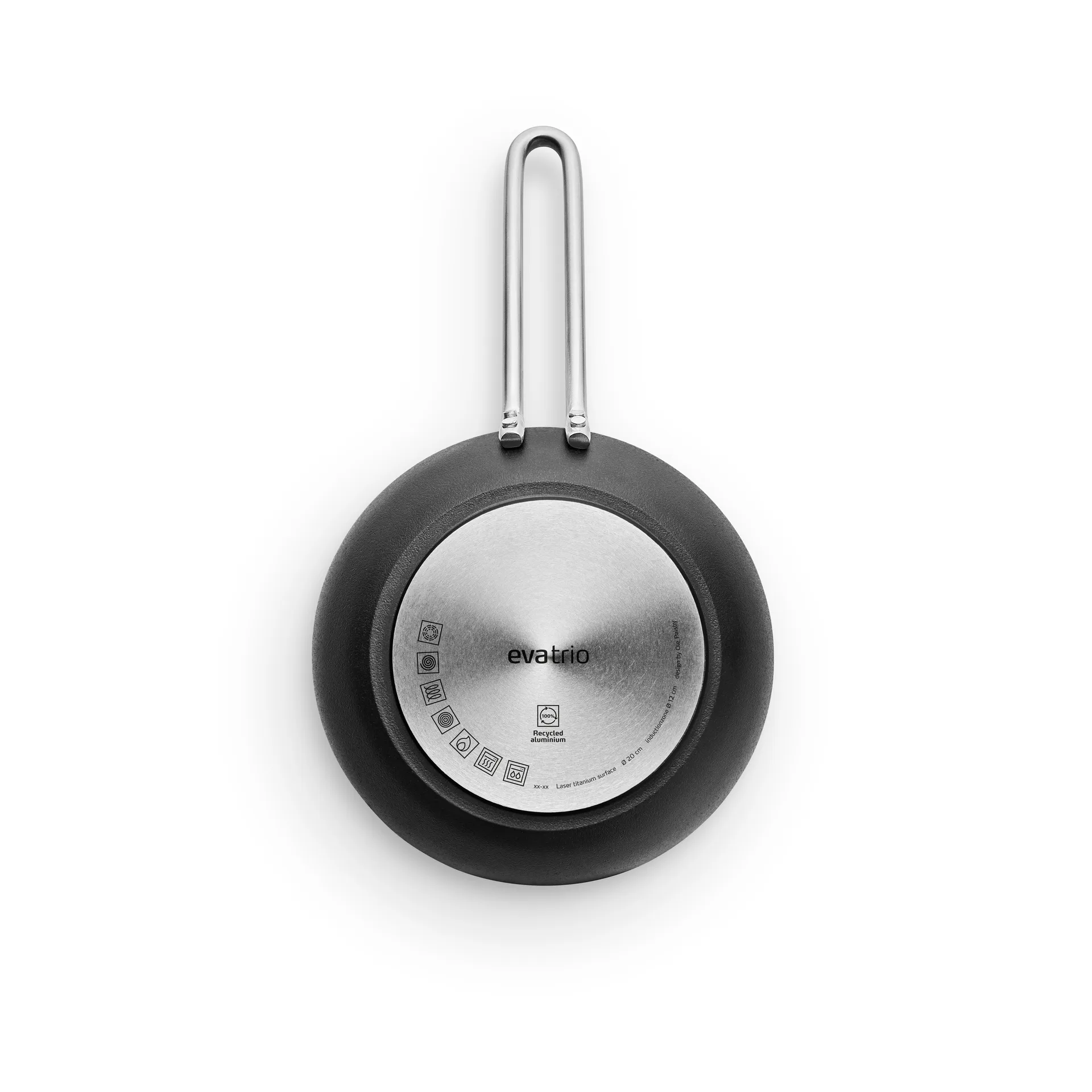 Poêle Professional Laser Titanium Slip-Let, Black, Ø20 cm Eva Solo