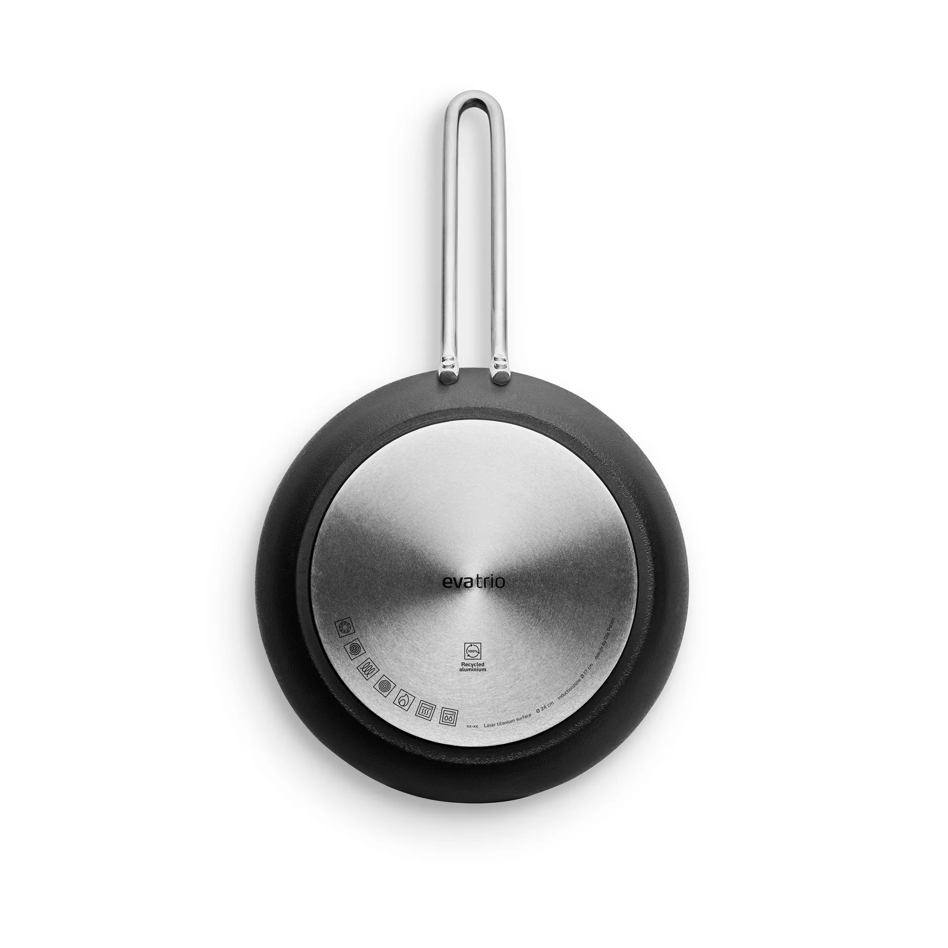 Poêle Professional Laser Titanium Slip-Let, Black, Ø24 cm Eva Solo