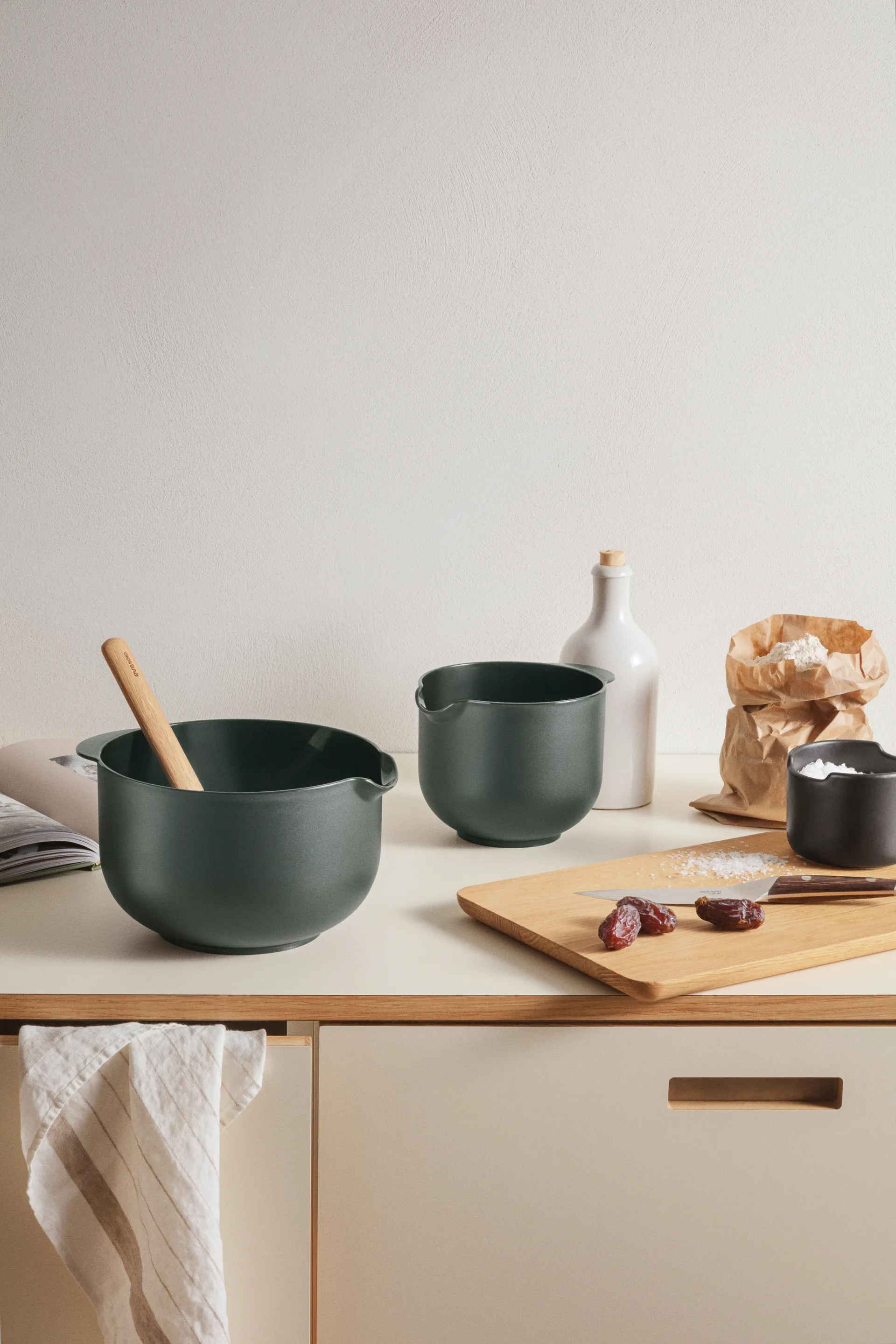 Saladier Eva Trio, Emerald green, 3 delar Eva Solo