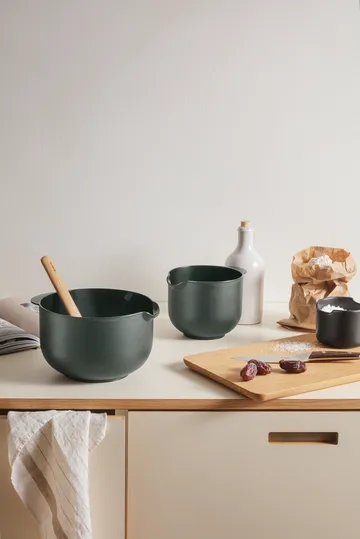 Saladier Eva Trio - Emerald green, 3 delar - Eva Solo