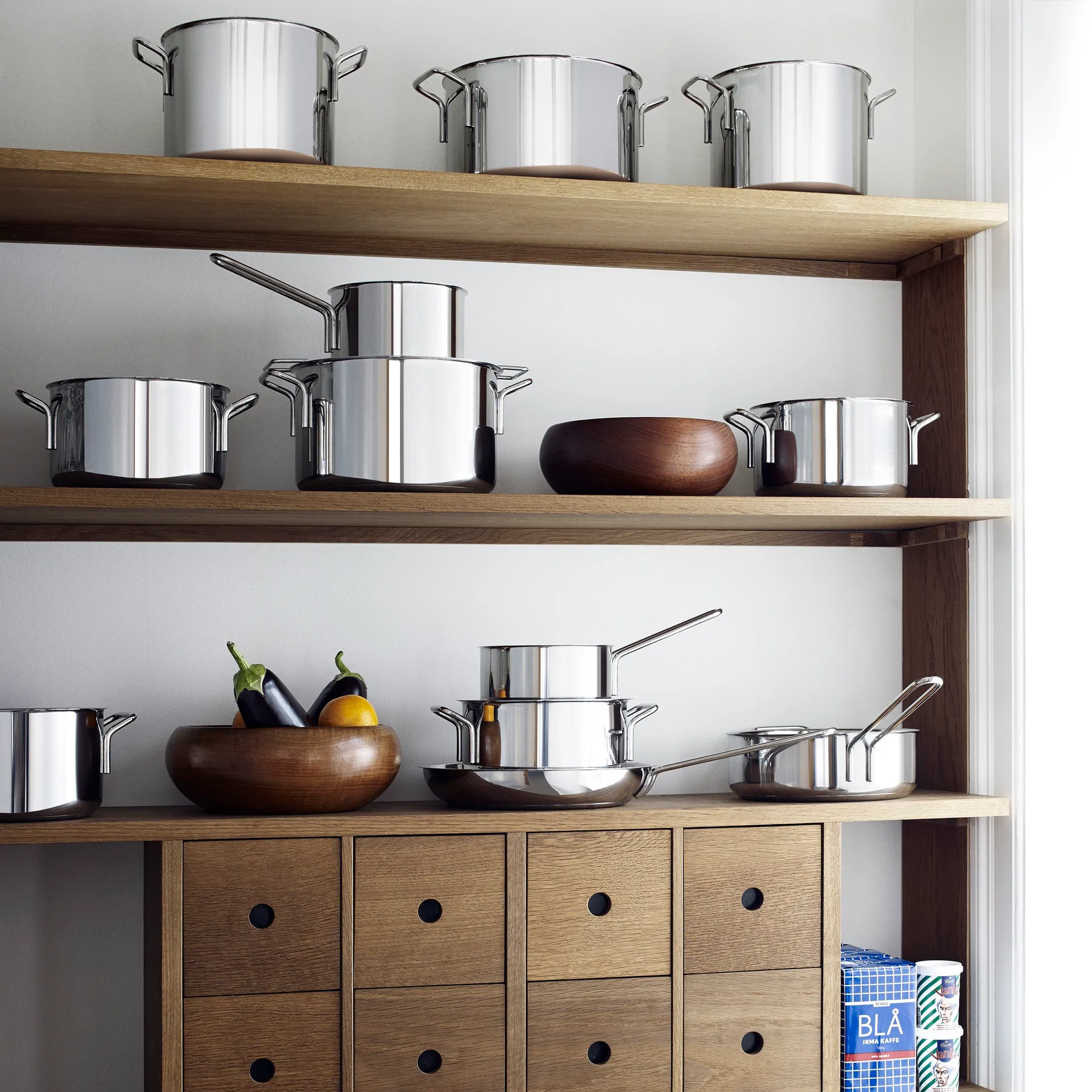 Sauteuse Eva Trio acier inoxydable, 24 cm Eva Solo