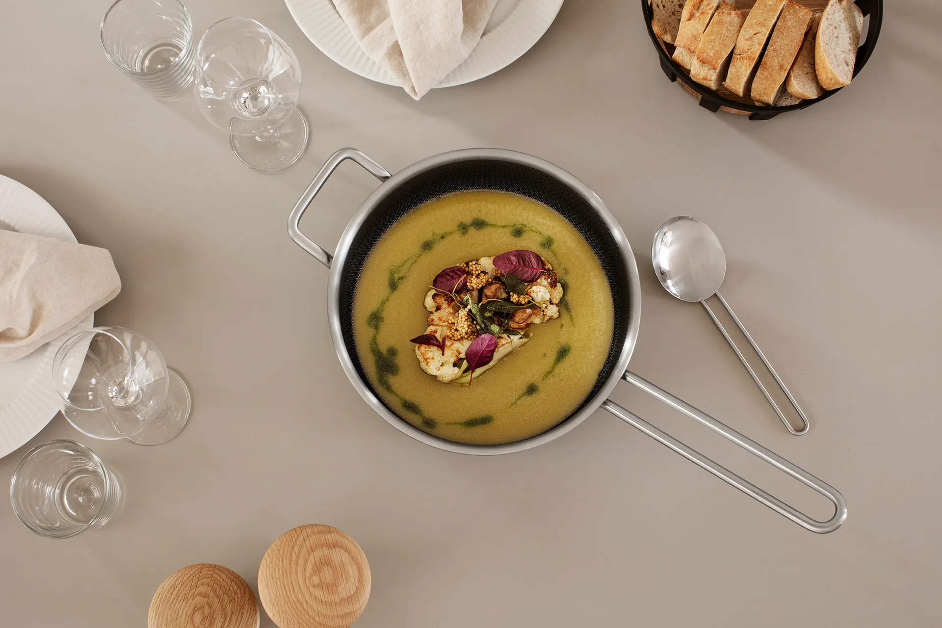 Sauteuse multi-fonctions Mosaic Slip-Let Eva Trio  , 24 cm Eva Solo