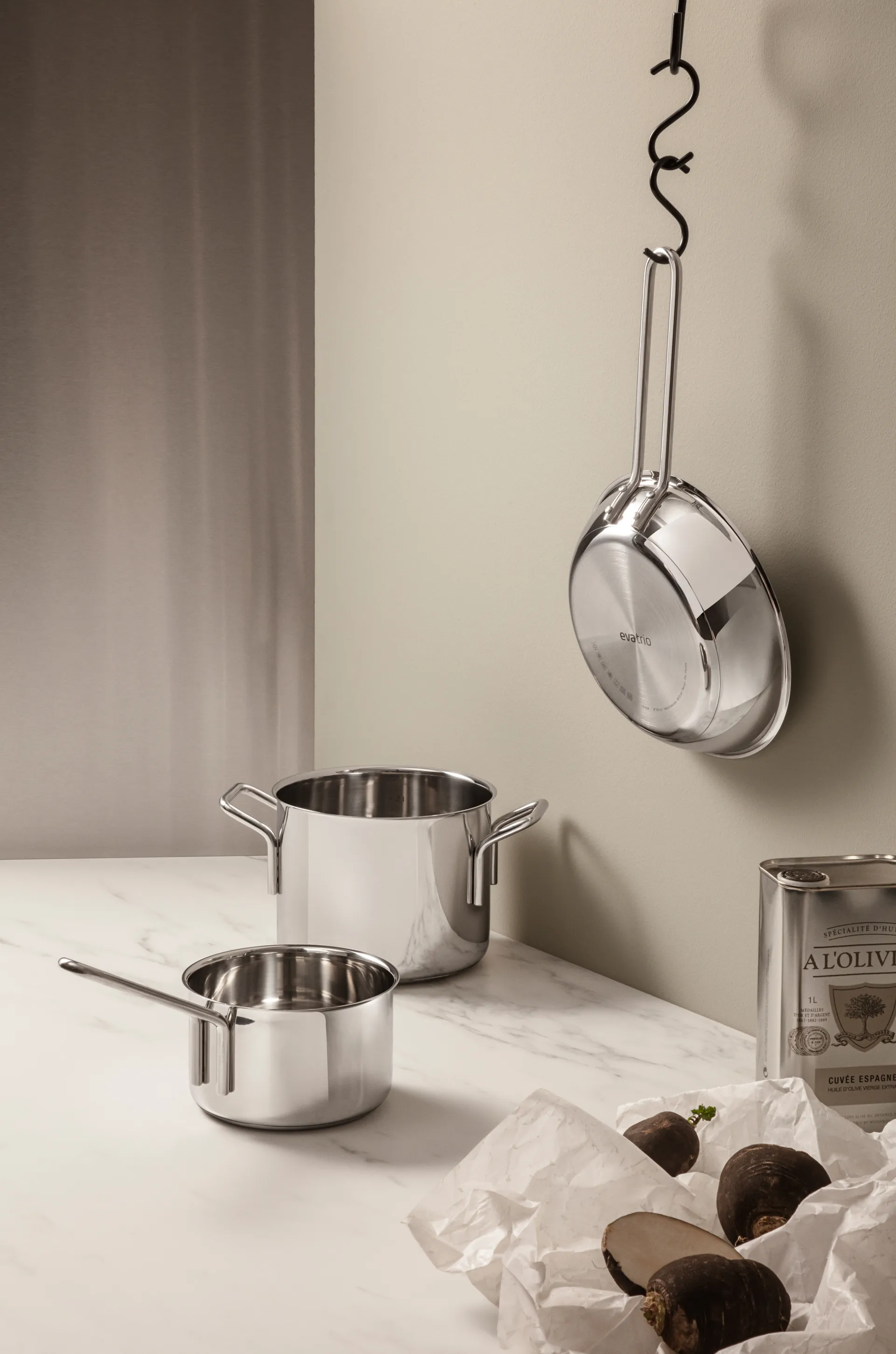 Set de démarrage Eva Trio Stainless Steel, 3 pièces, Acier inoxydable Eva Solo