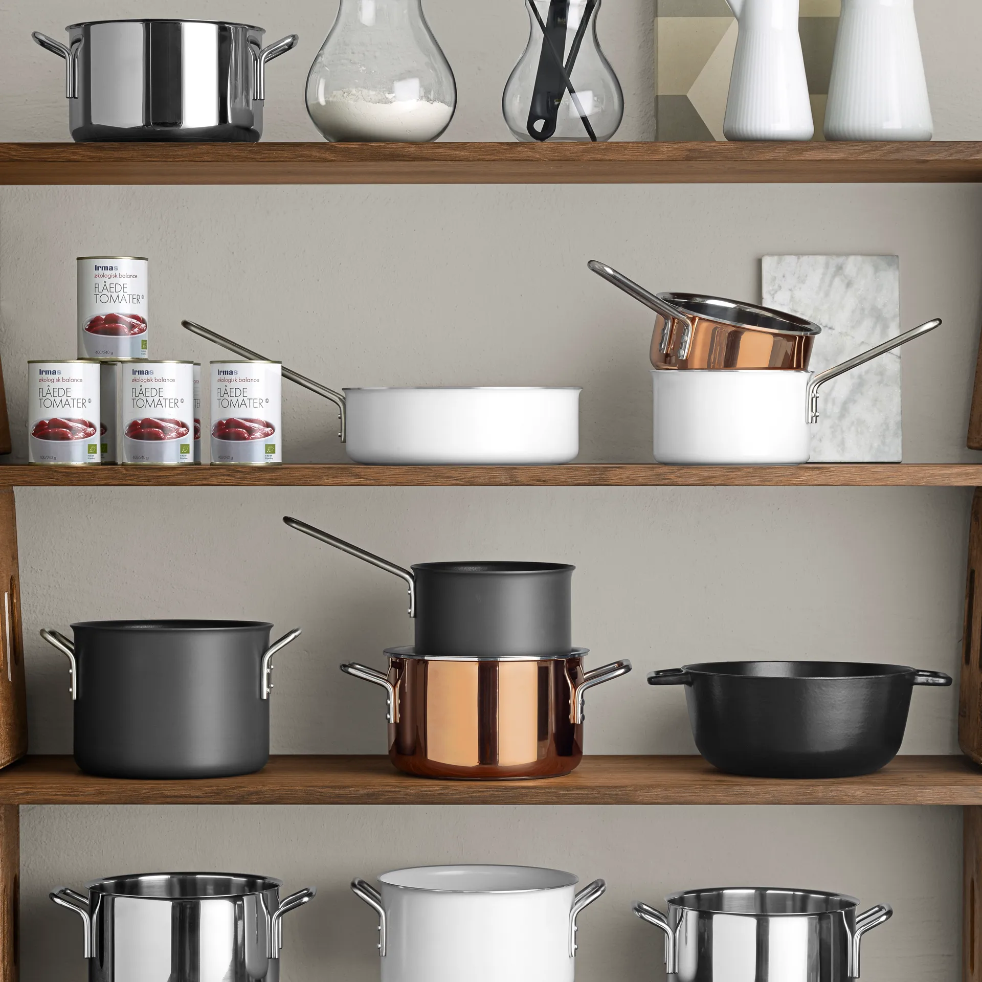 Set de faitouts Eva Trio acier inoxydable, lot de 4 Eva Solo