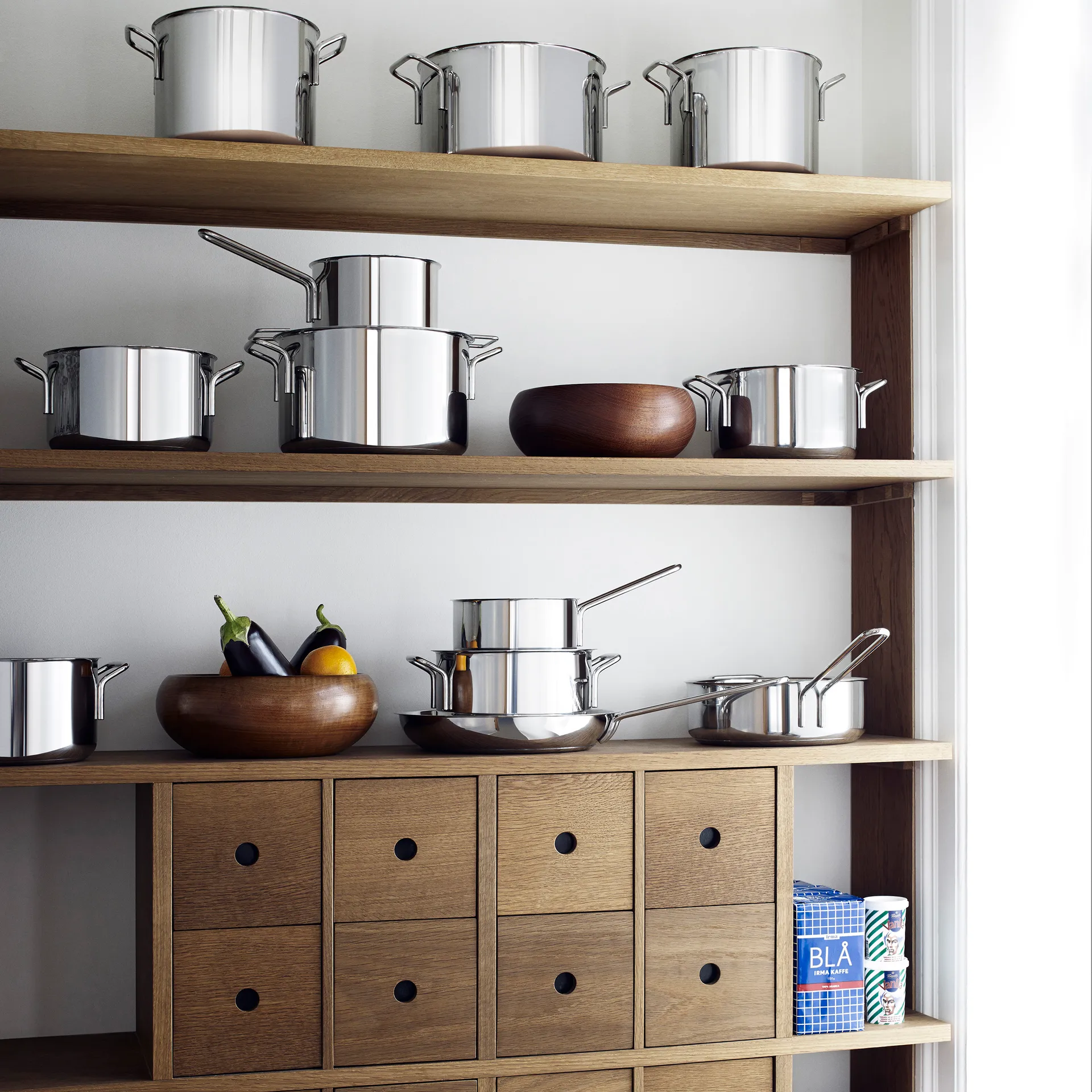 Set de faitouts Eva Trio acier inoxydable, lot de 4 Eva Solo