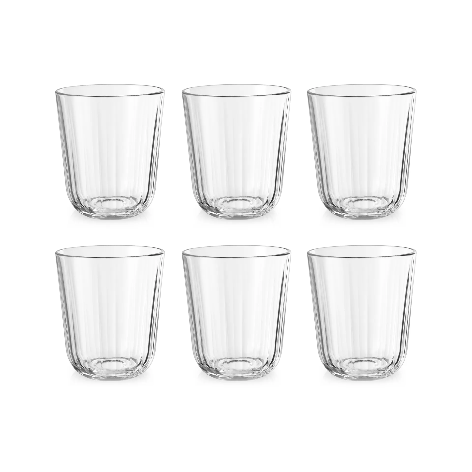 Verre à boire Facet 27 cl, pack de 6, Transparent Eva Solo