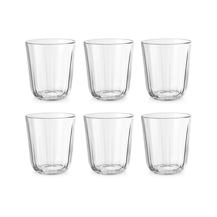 Verre à boire Facet 27 cl, pack de 6 - Transparent - Eva Solo