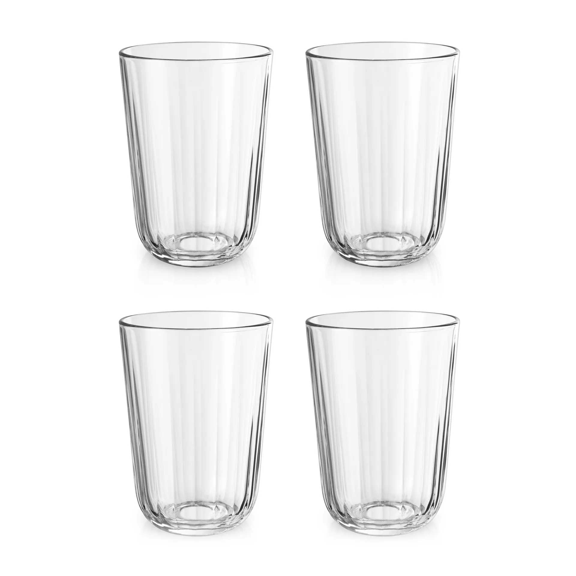 Verre à boire Facet 34 cl, pack de 4, Transparent Eva Solo
