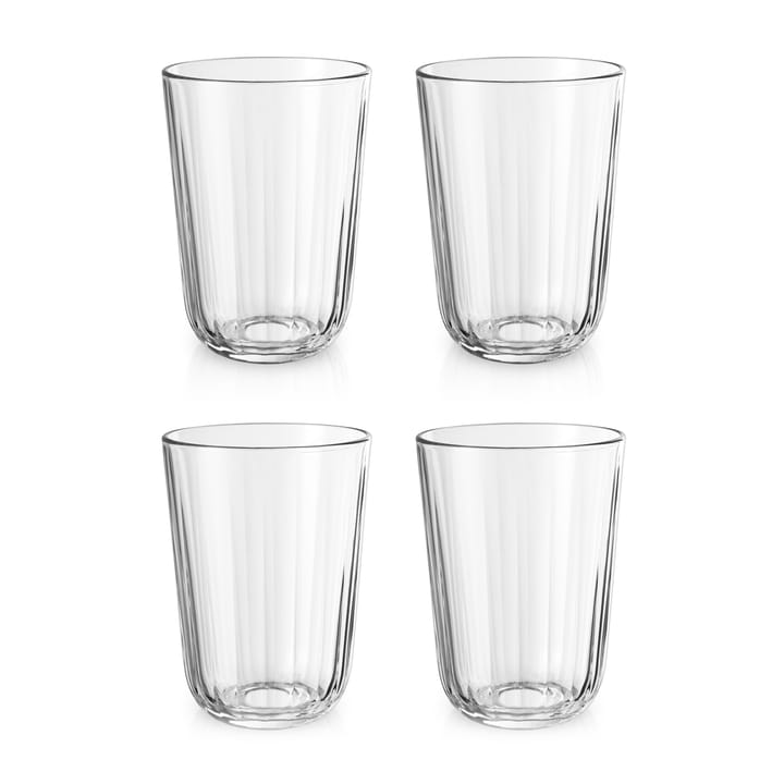 Verre à boire Facet 34 cl, pack de 4 - Transparent - Eva Solo