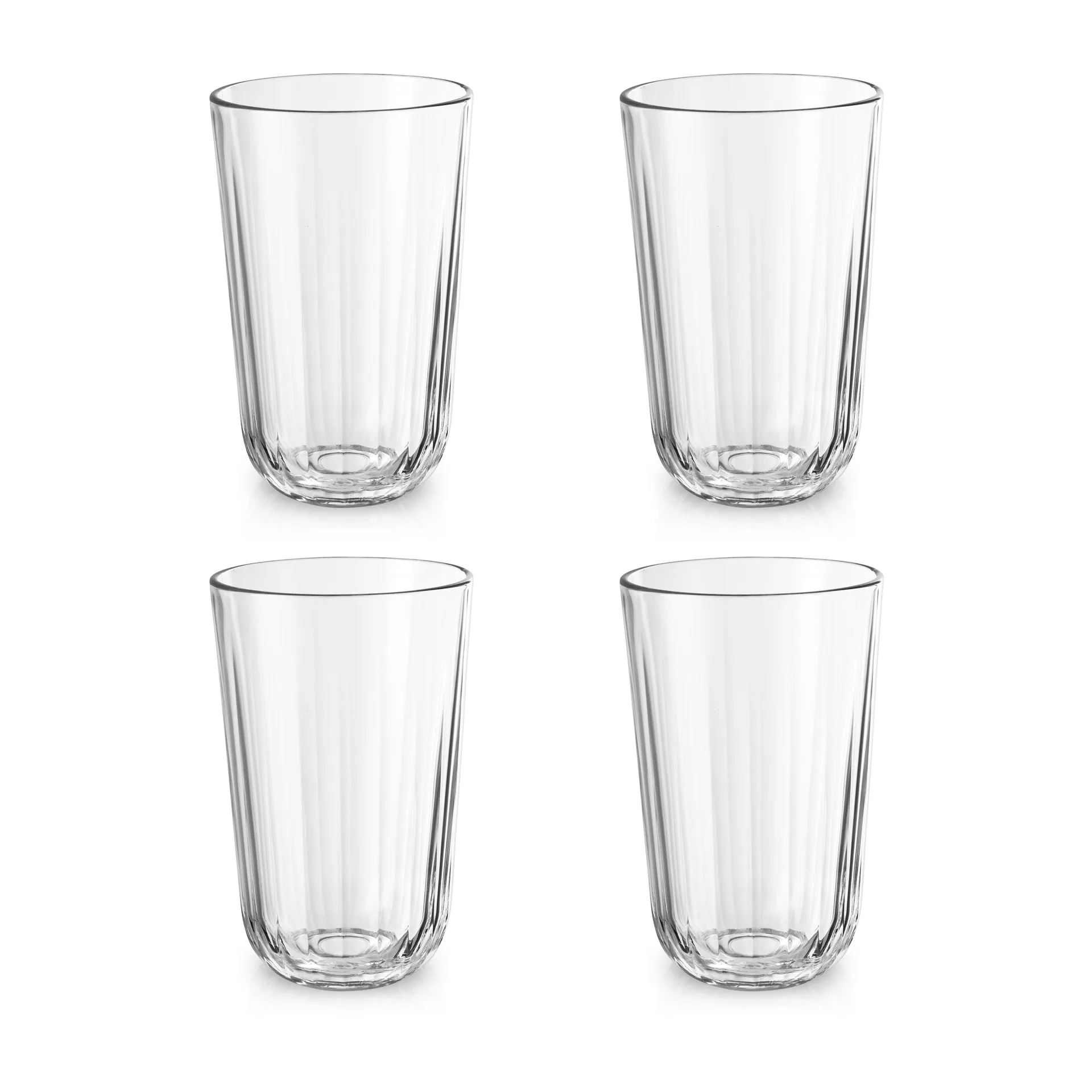Verre à boire Facet 43 cl, pack de 4, Transparent Eva Solo