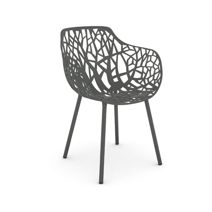 Chaise Forest - metallic grey - Fast