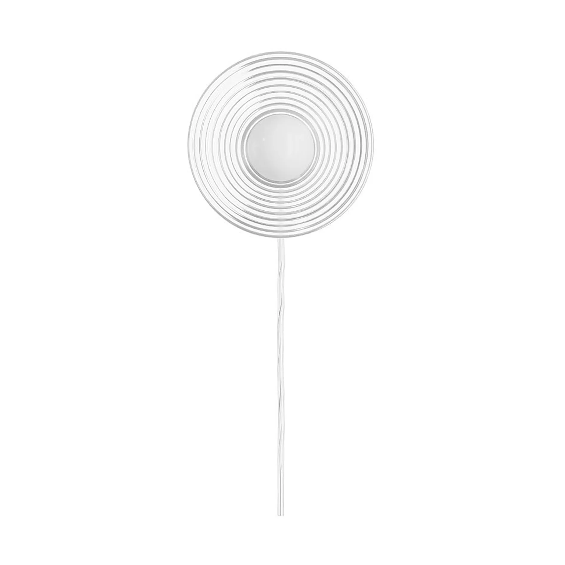 Applique U12 Sletterhage, Aluminium-verre opale FDB Møbler