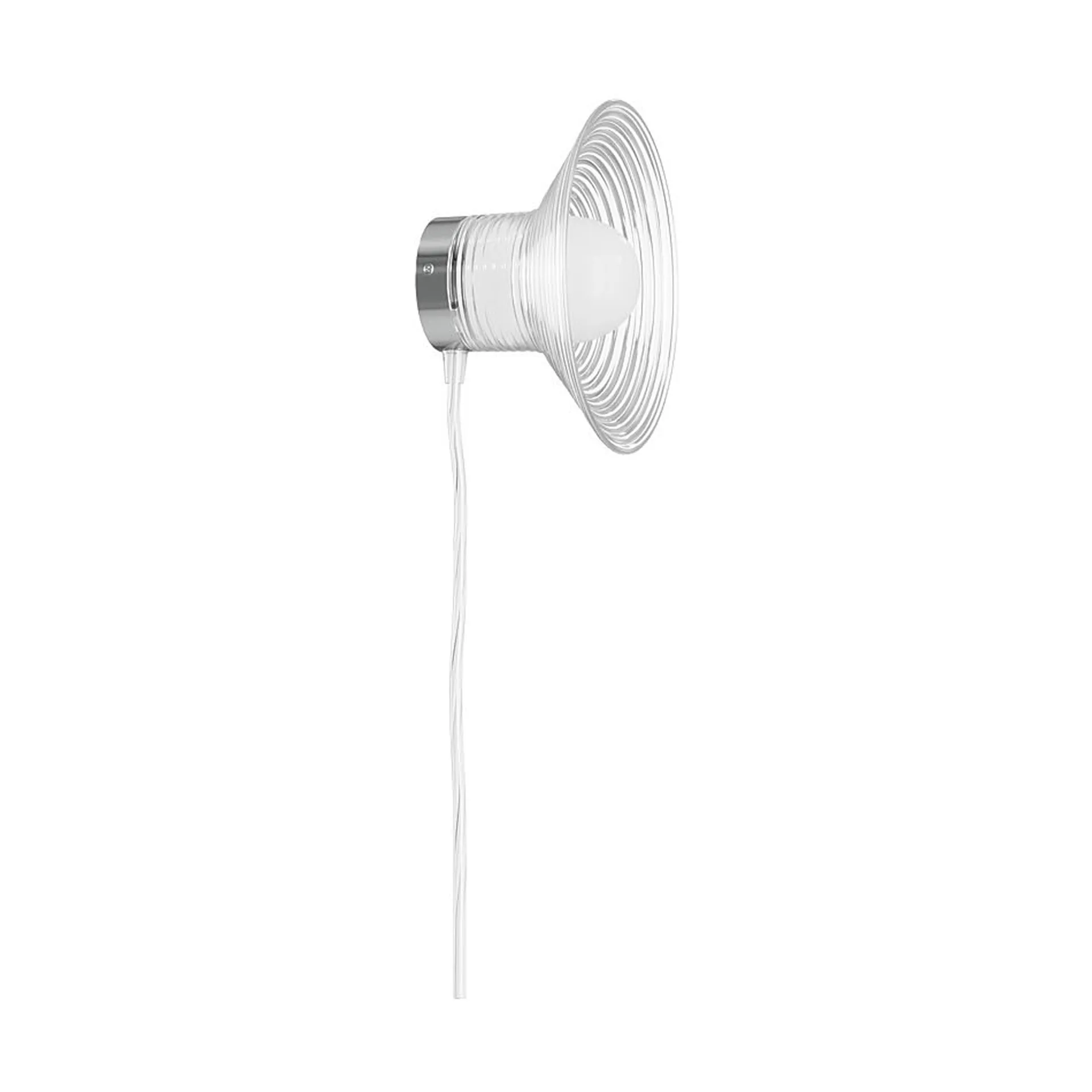 Applique U12 Sletterhage, Aluminium-verre opale FDB Møbler